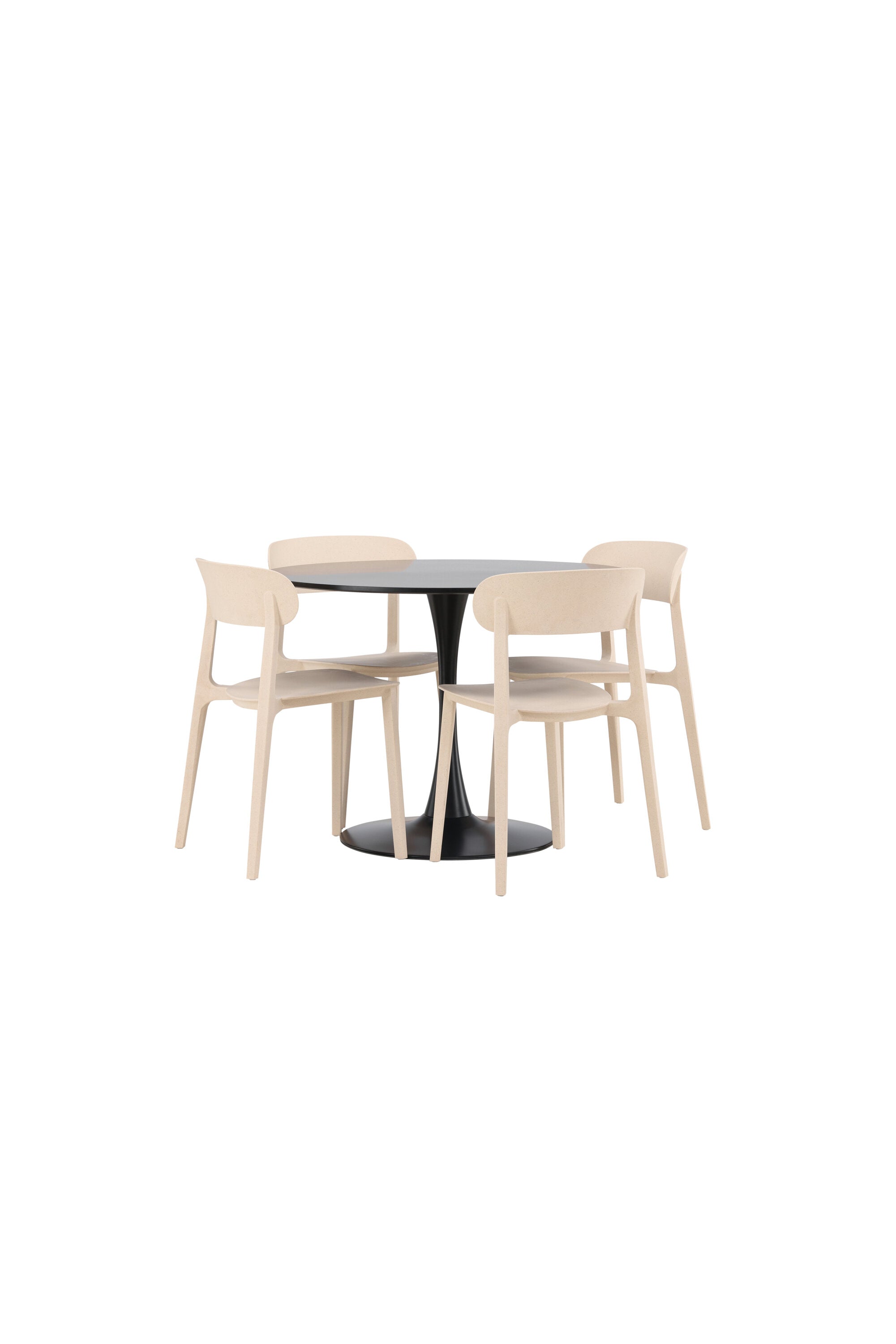 Matgrupp Glade med 4st matstolar Åstol-GR Dining Set-Venture Home-peaceofhome.se