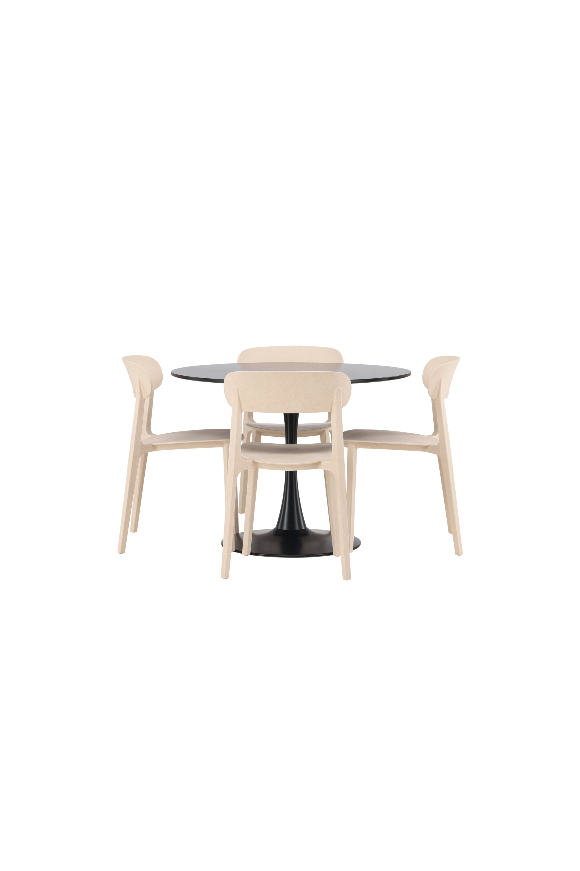 Matgrupp Glade med 4st matstolar Åstol-GR Dining Set-Venture Home-peaceofhome.se