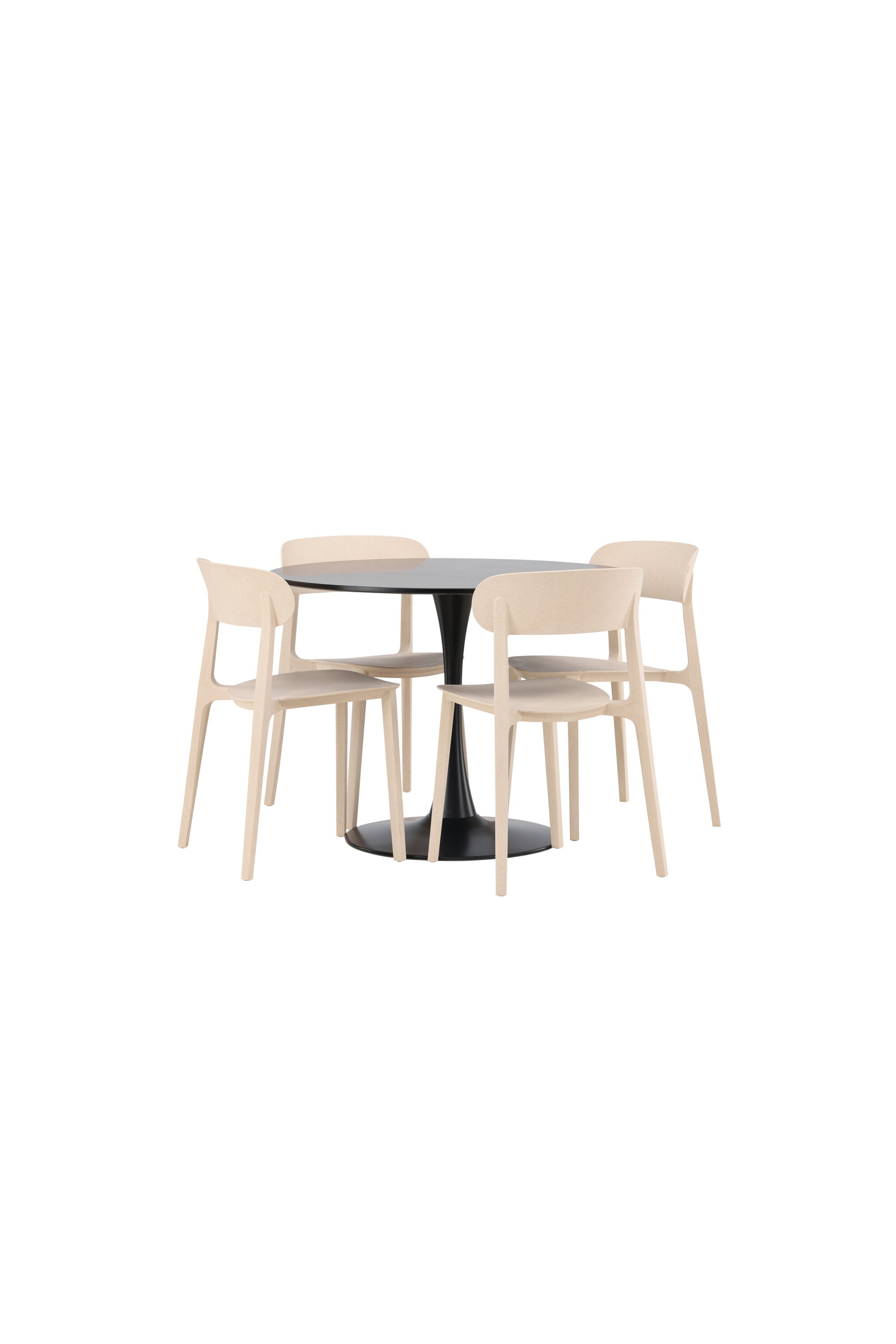 Matgrupp Glade med 4st matstolar Åstol-GR Dining Set-Venture Home-peaceofhome.se