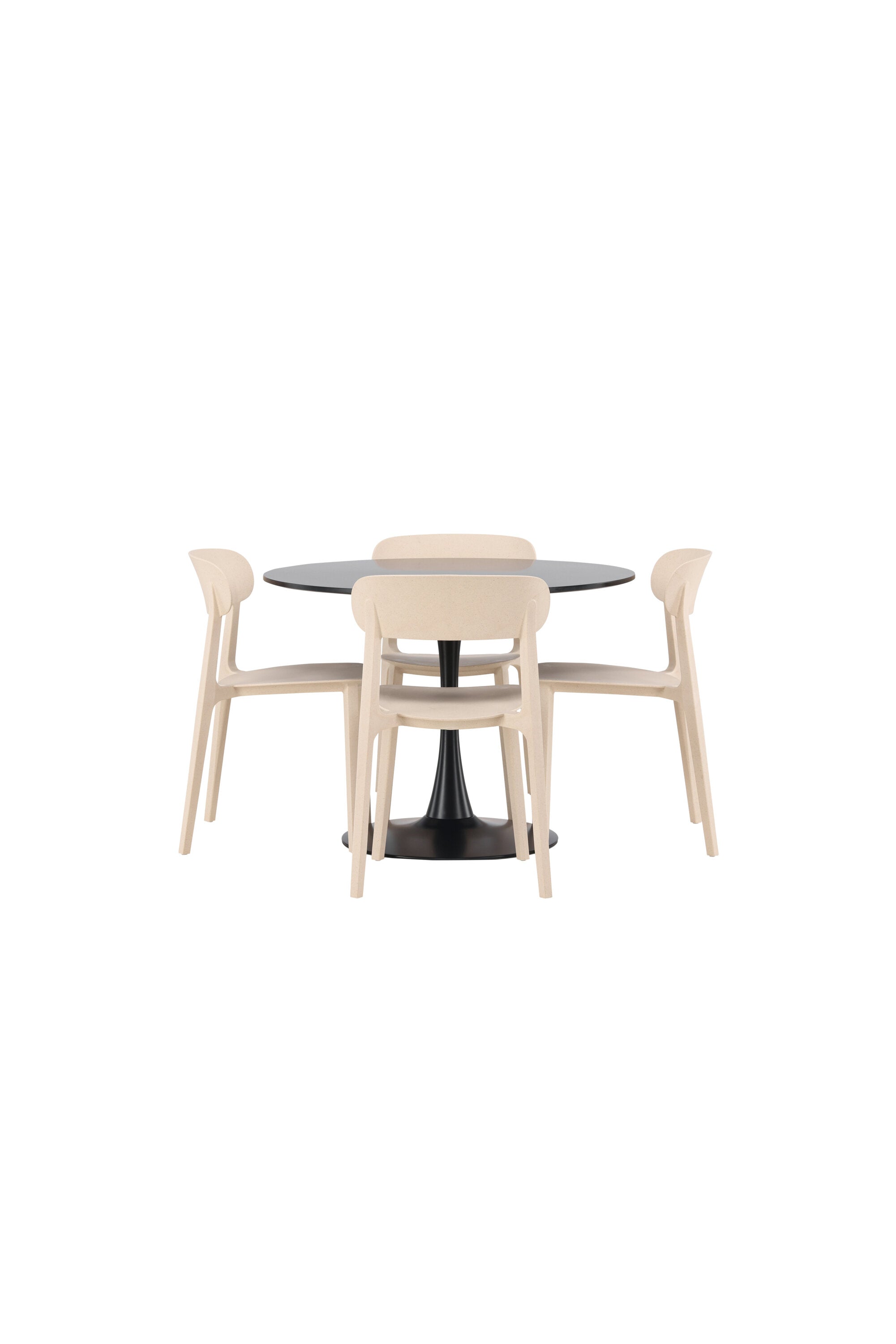 Matgrupp Glade med 4st matstolar Åstol-GR Dining Set-Venture Home-peaceofhome.se