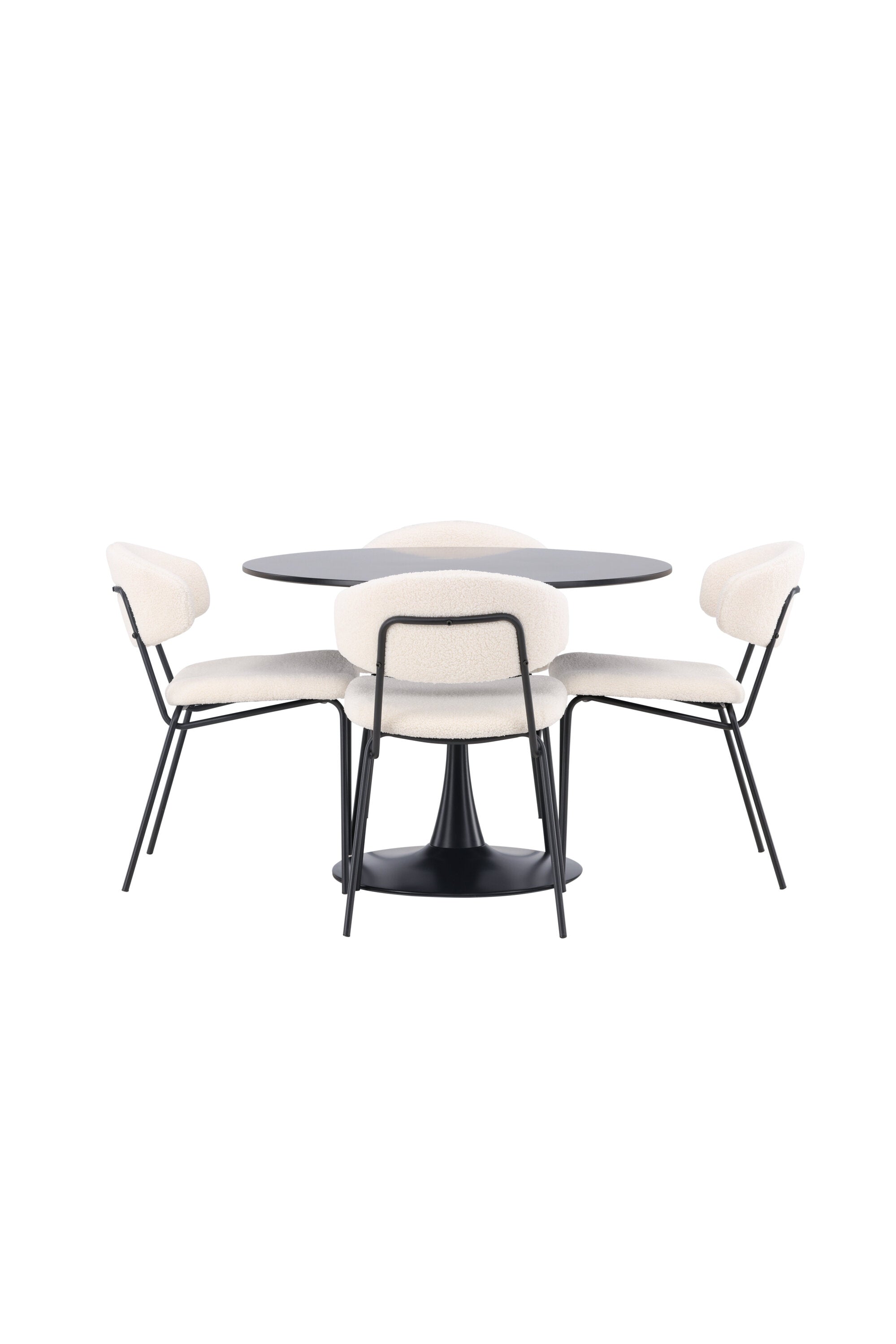 Matgrupp Glade med 4st matstolar Chico-GR Dining Set-Venture Home-peaceofhome.se