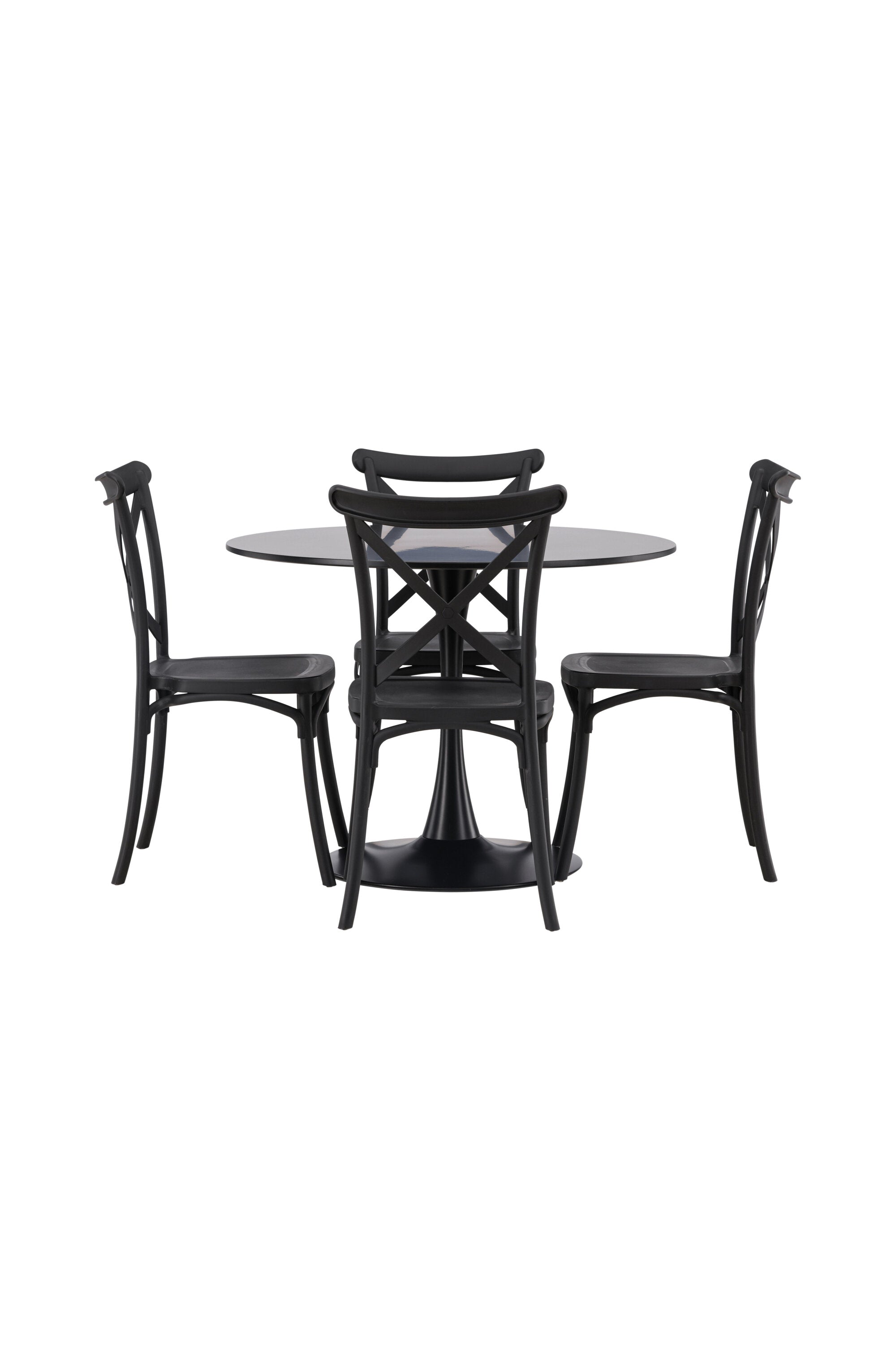 Matgrupp Glade med 4st matstolar Crosett-GR Dining Set-Venture Home-peaceofhome.se