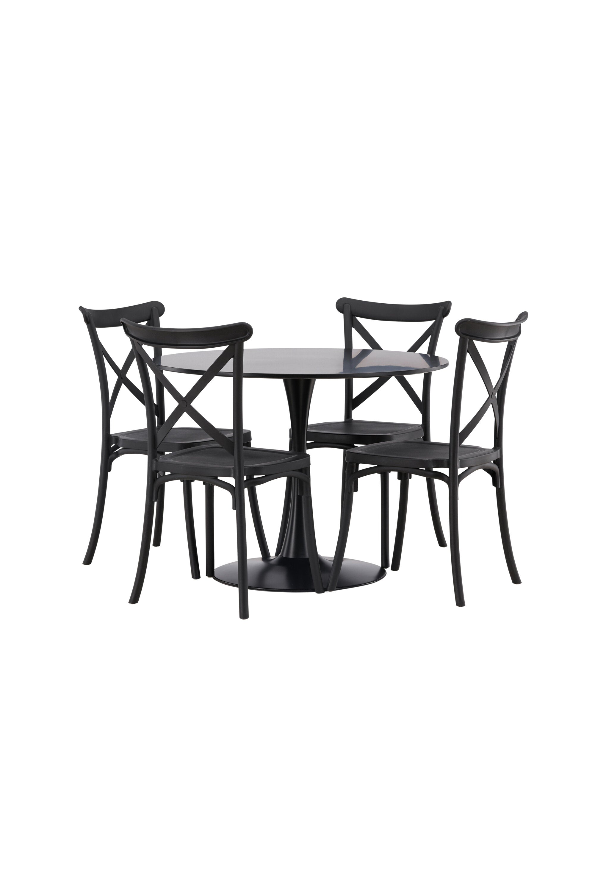 Matgrupp Glade med 4st matstolar Crosett-GR Dining Set-Venture Home-peaceofhome.se