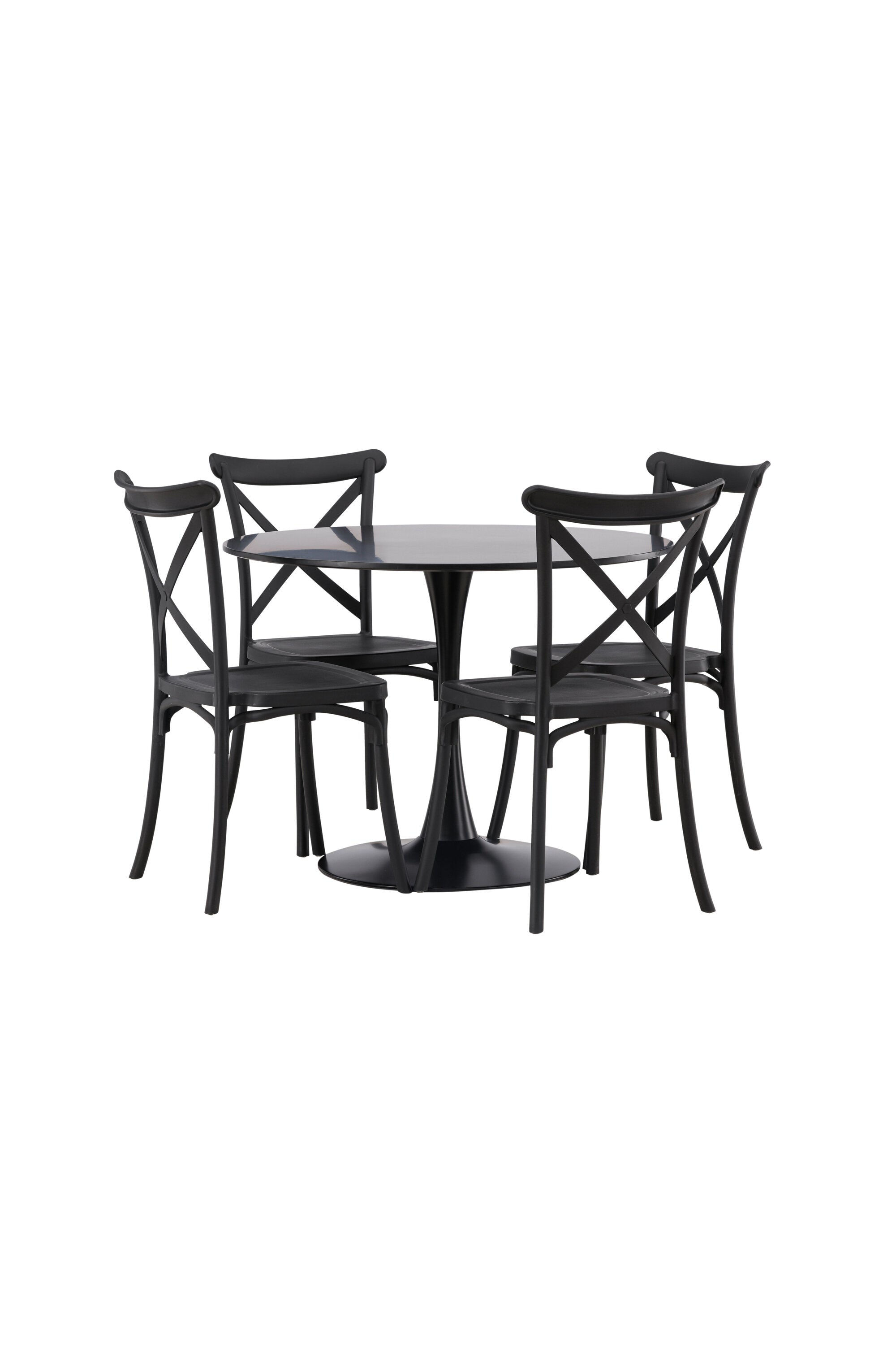 Matgrupp Glade med 4st matstolar Crosett-GR Dining Set-Venture Home-peaceofhome.se