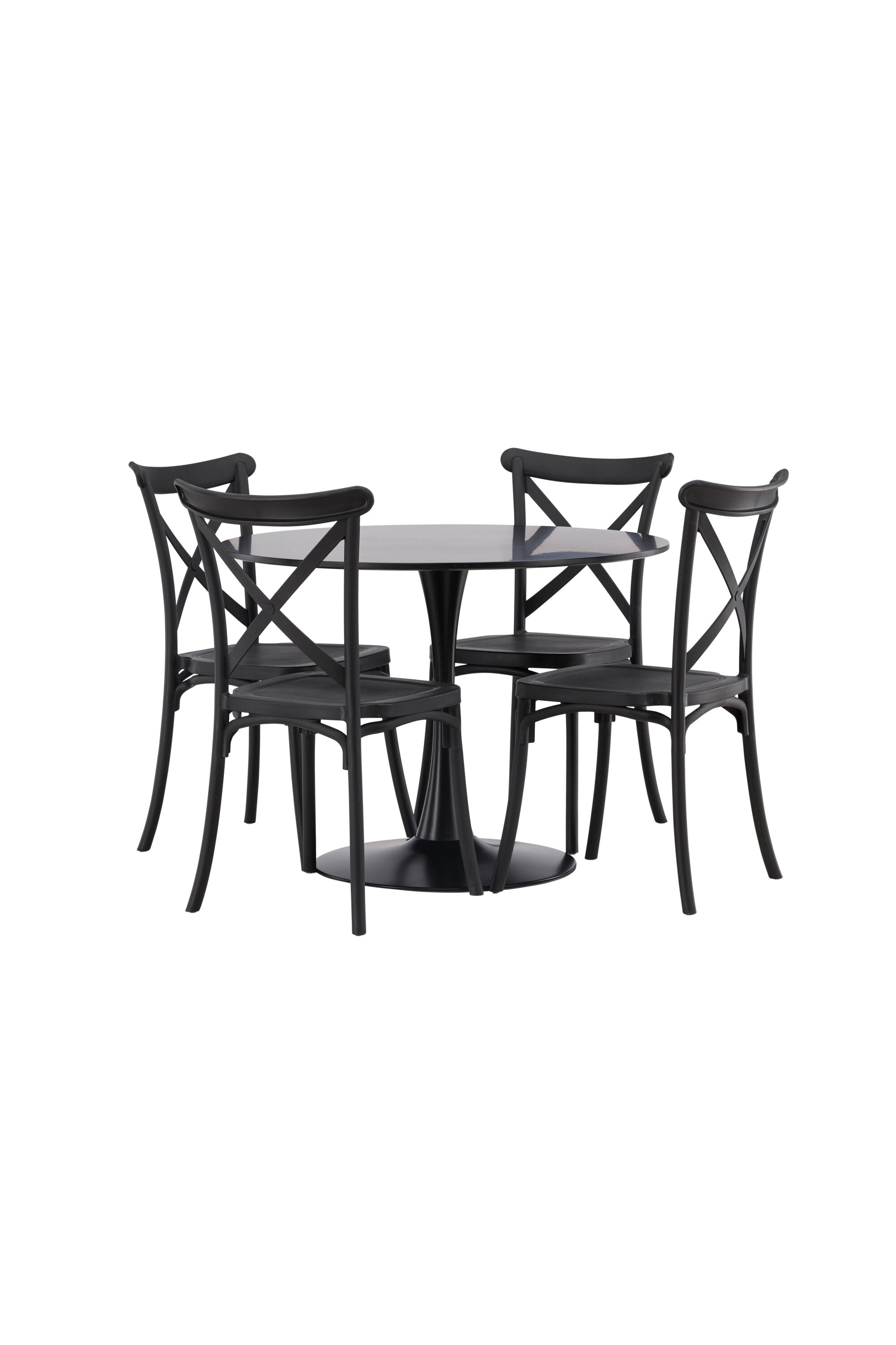 Matgrupp Glade med 4st matstolar Crosett-GR Dining Set-Venture Home-peaceofhome.se