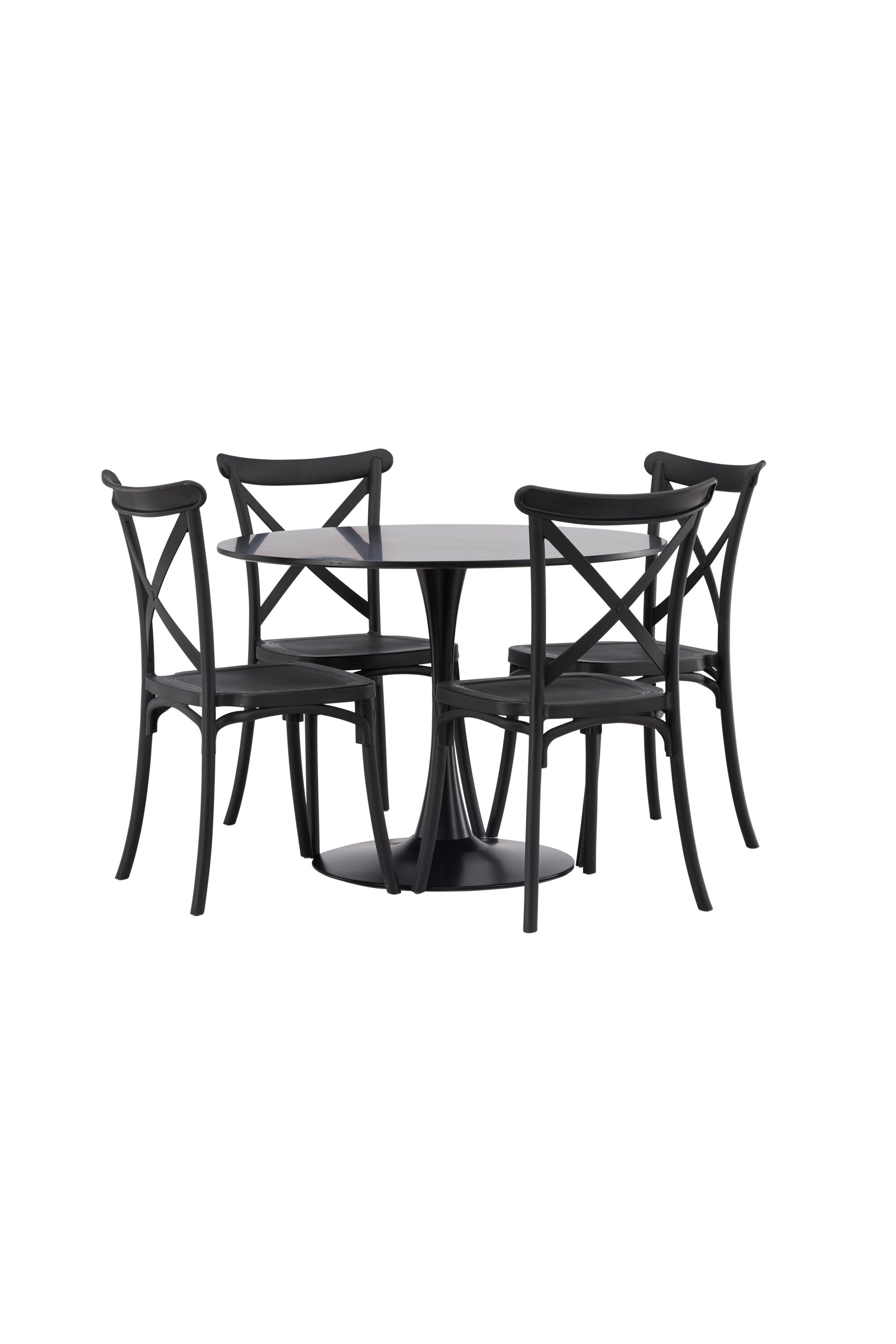 Matgrupp Glade med 4st matstolar Crosett-GR Dining Set-Venture Home-peaceofhome.se