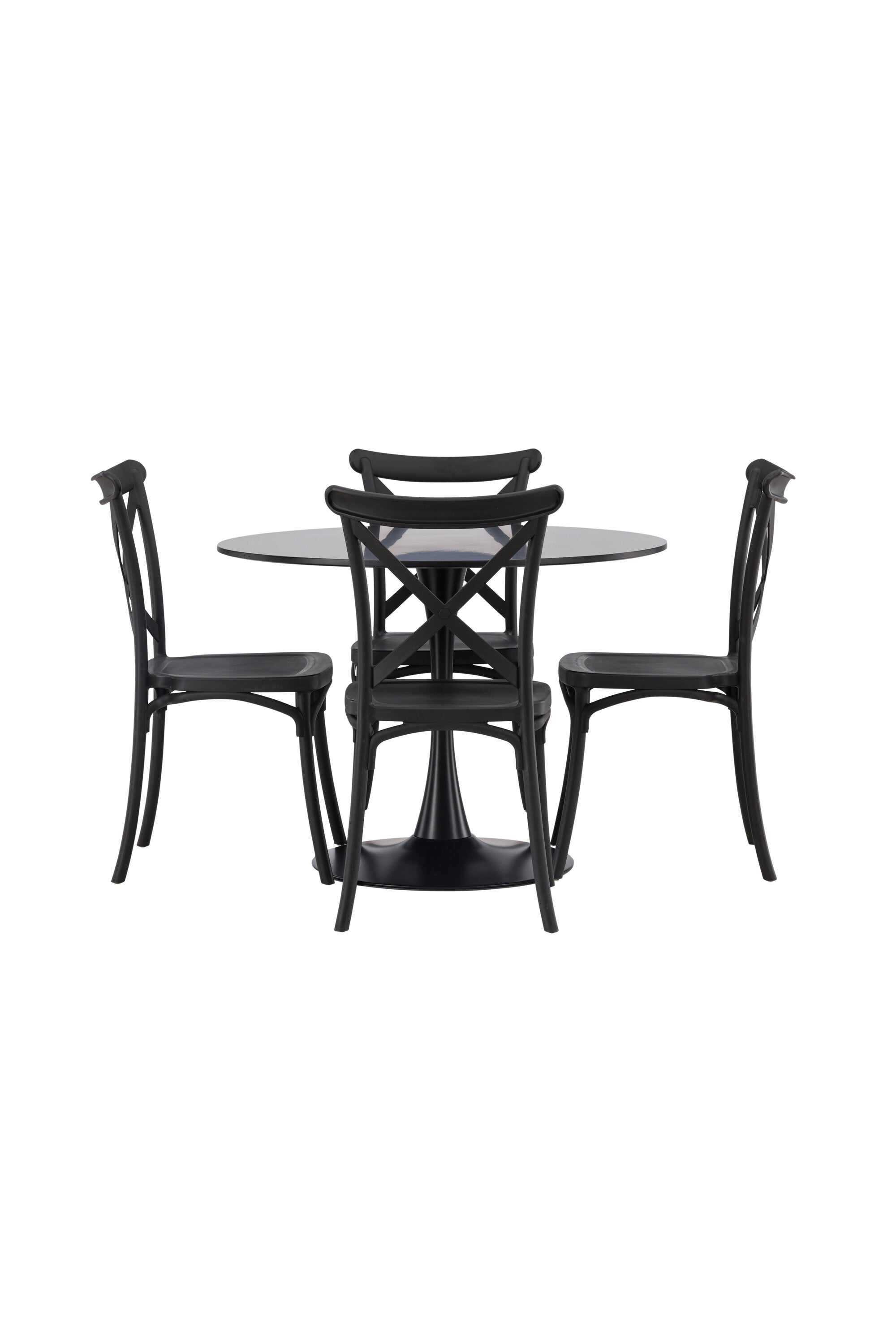 Matgrupp Glade med 4st matstolar Crosett-GR Dining Set-Venture Home-peaceofhome.se