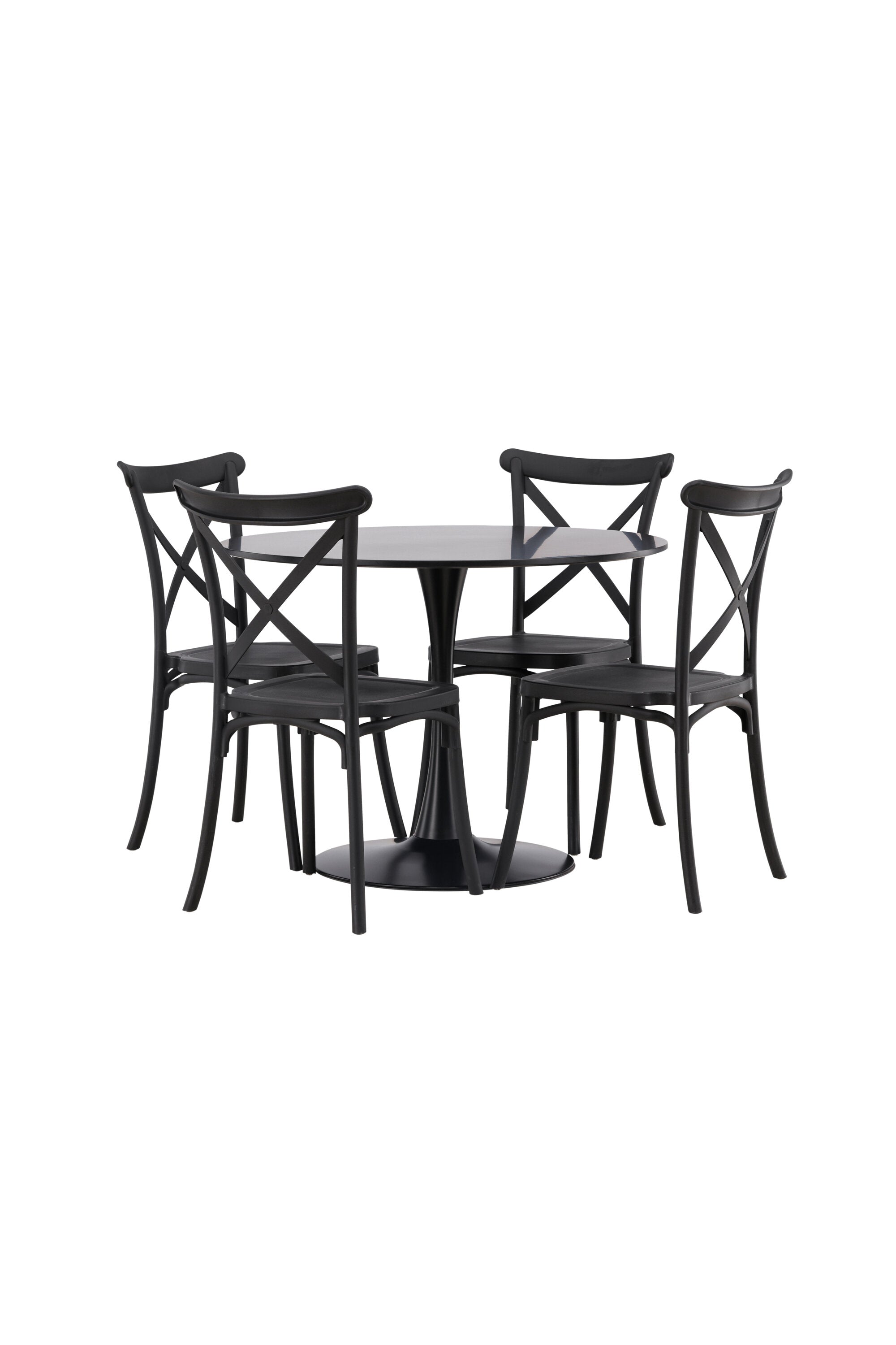 Matgrupp Glade med 4st matstolar Crosett-GR Dining Set-Venture Home-peaceofhome.se