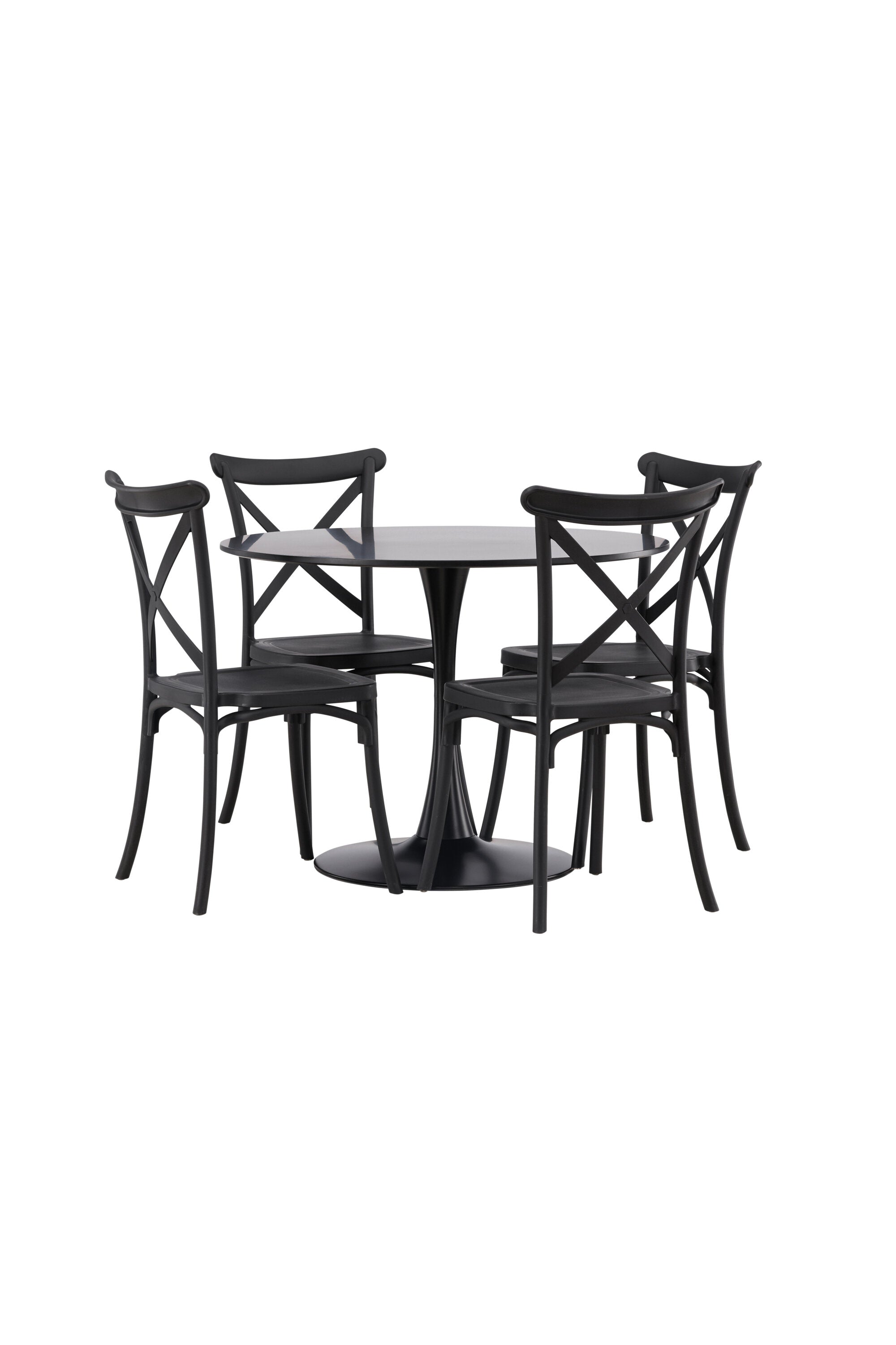 Matgrupp Glade med 4st matstolar Crosett-GR Dining Set-Venture Home-peaceofhome.se