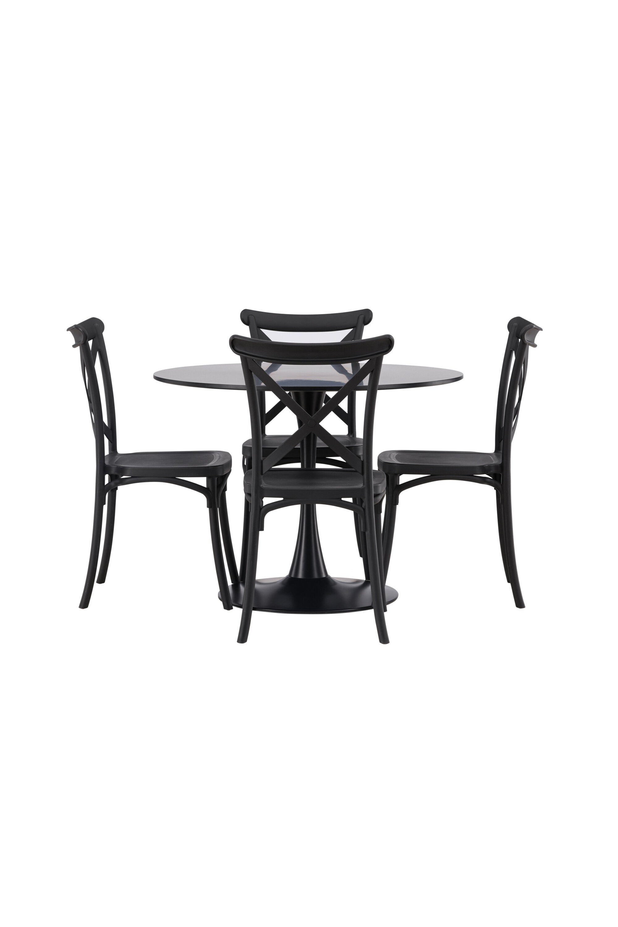 Matgrupp Glade med 4st matstolar Crosett-GR Dining Set-Venture Home-peaceofhome.se