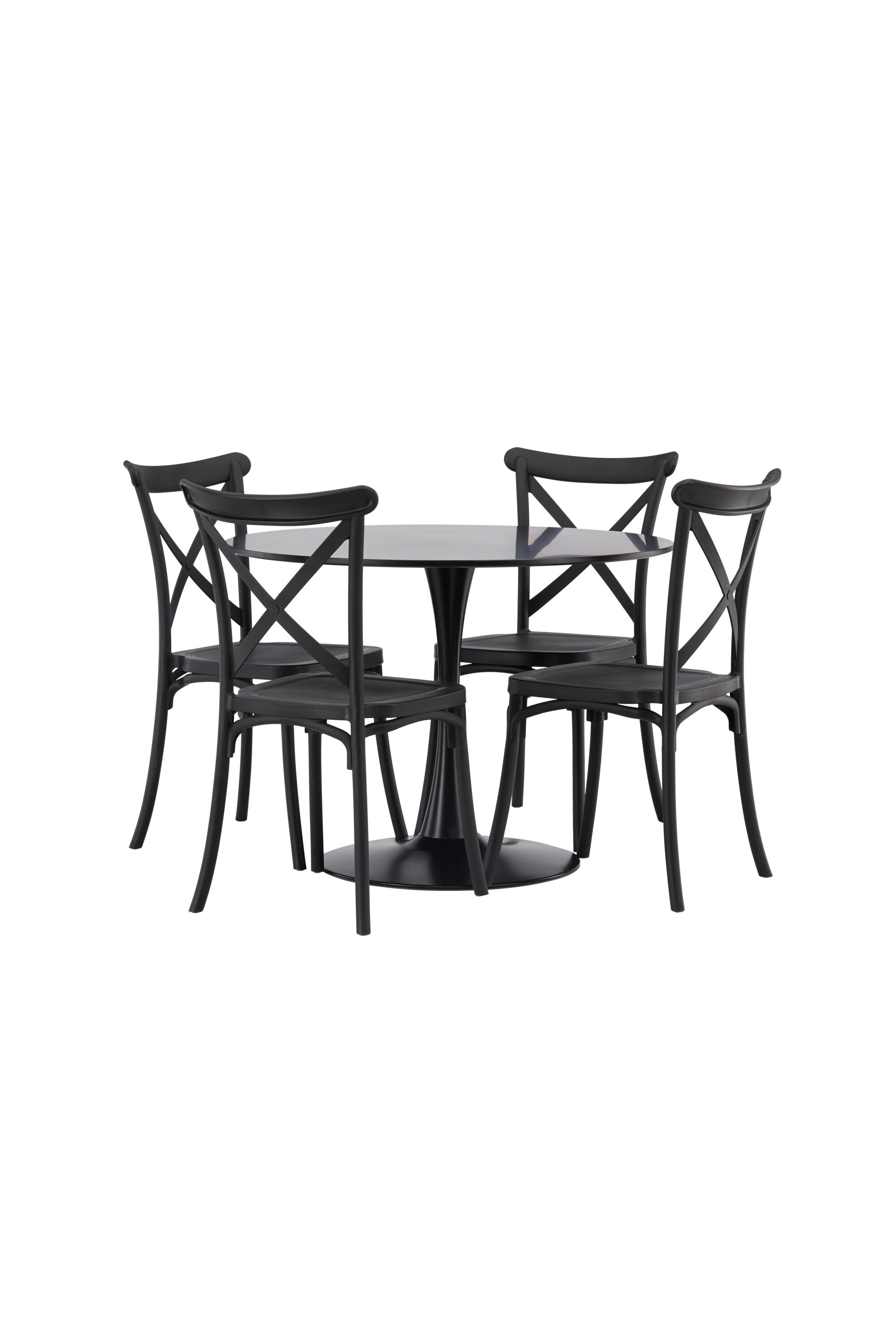 Matgrupp Glade med 4st matstolar Crosett-GR Dining Set-Venture Home-peaceofhome.se