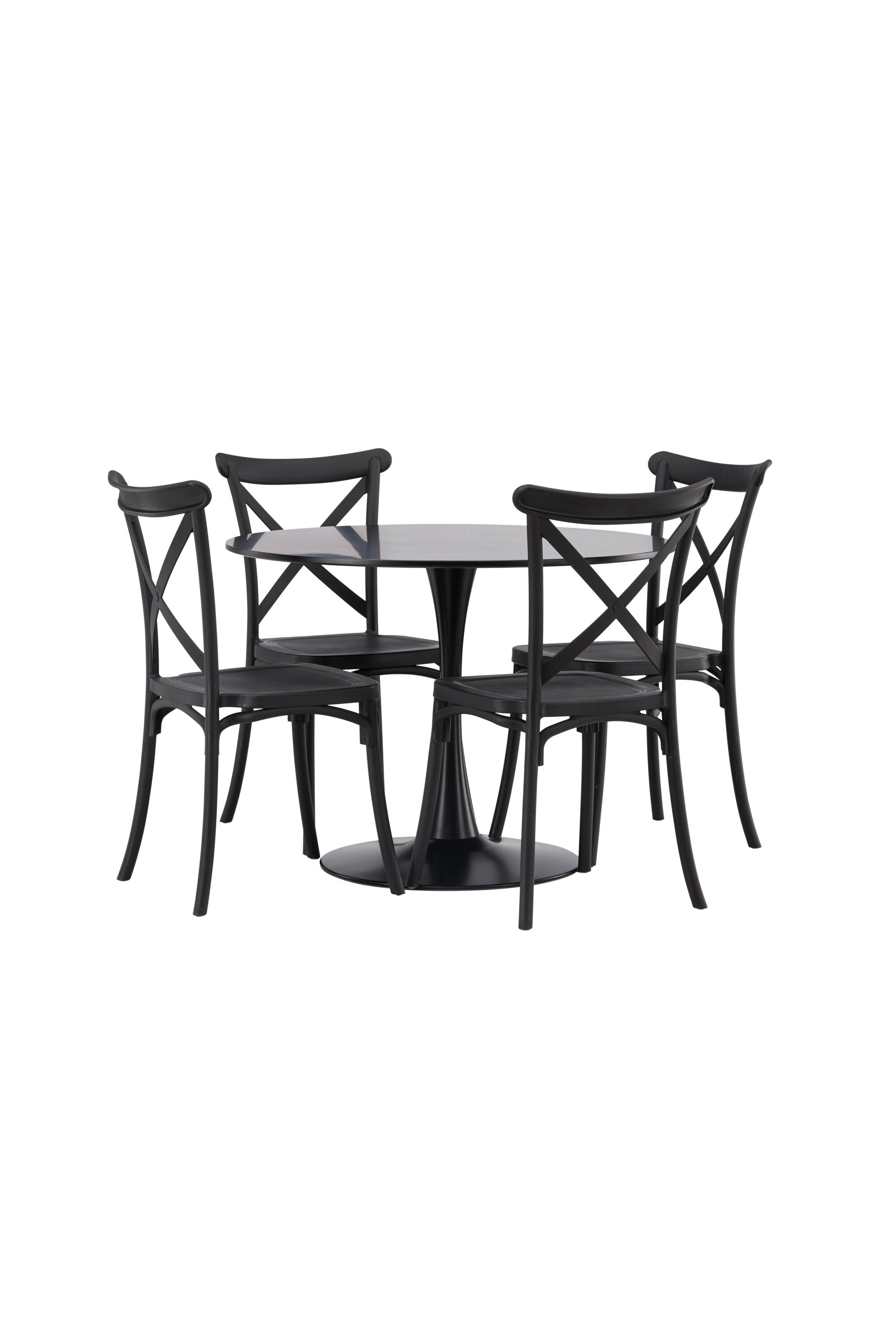 Matgrupp Glade med 4st matstolar Crosett-GR Dining Set-Venture Home-peaceofhome.se