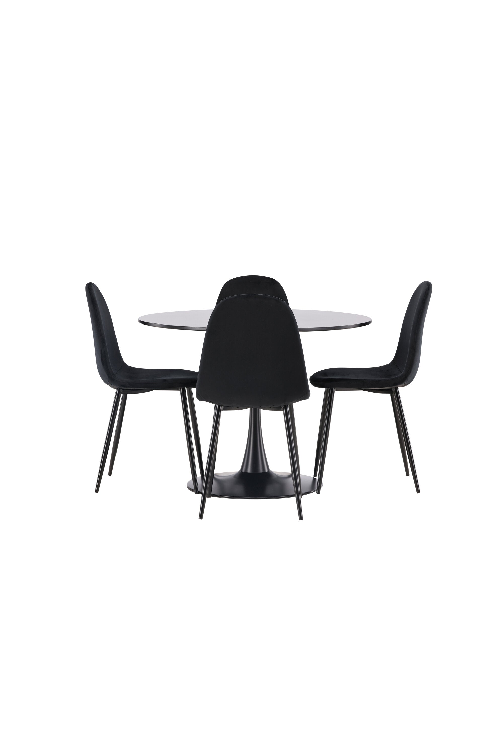 Matgrupp Glade med 4st matstolar Polar-GR Dining Set-Venture Home-peaceofhome.se