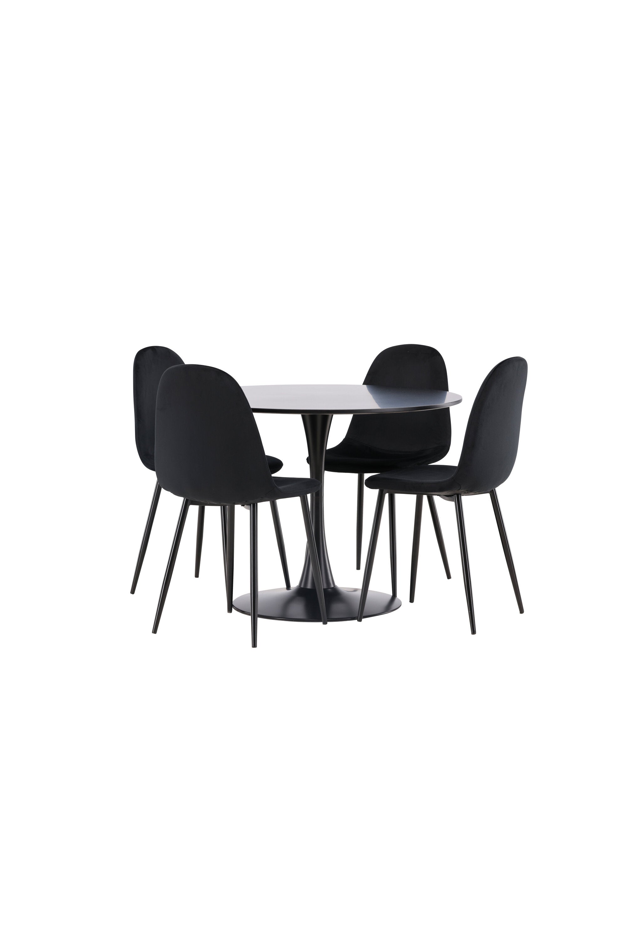 Matgrupp Glade med 4st matstolar Polar-GR Dining Set-Venture Home-peaceofhome.se