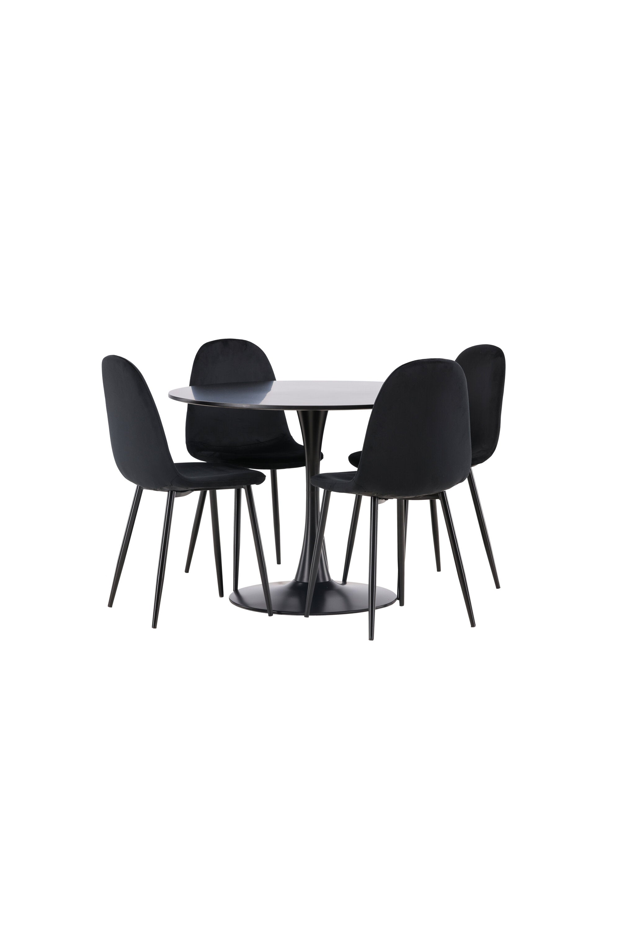 Matgrupp Glade med 4st matstolar Polar-GR Dining Set-Venture Home-peaceofhome.se