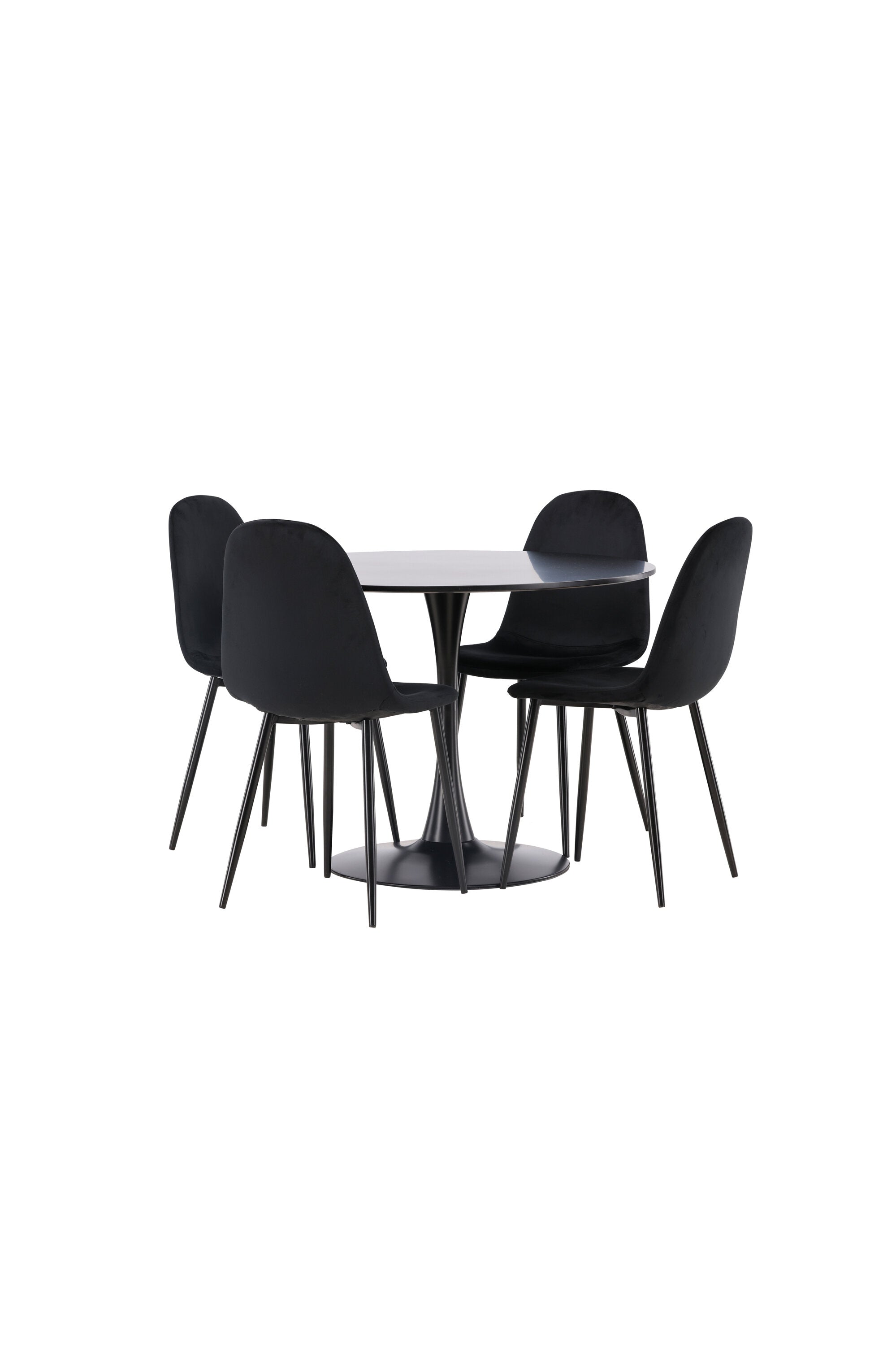 Matgrupp Glade med 4st matstolar Polar-GR Dining Set-Venture Home-peaceofhome.se