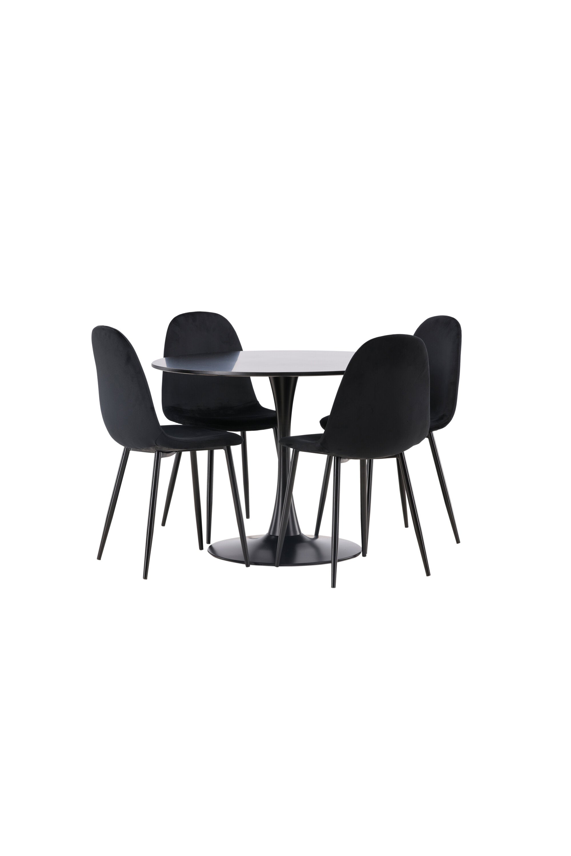 Matgrupp Glade med 4st matstolar Polar-GR Dining Set-Venture Home-peaceofhome.se