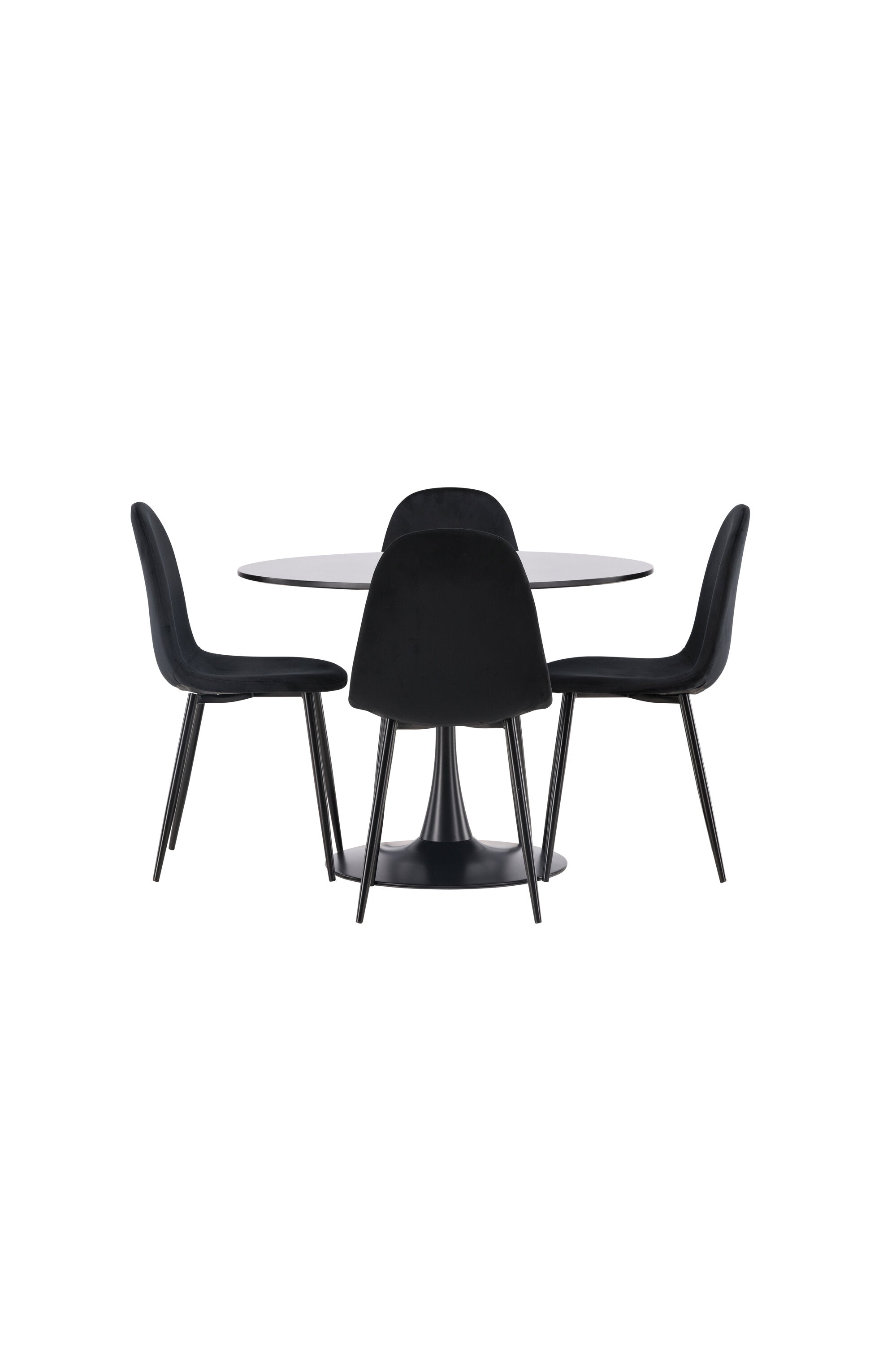 Matgrupp Glade med 4st matstolar Polar-GR Dining Set-Venture Home-peaceofhome.se