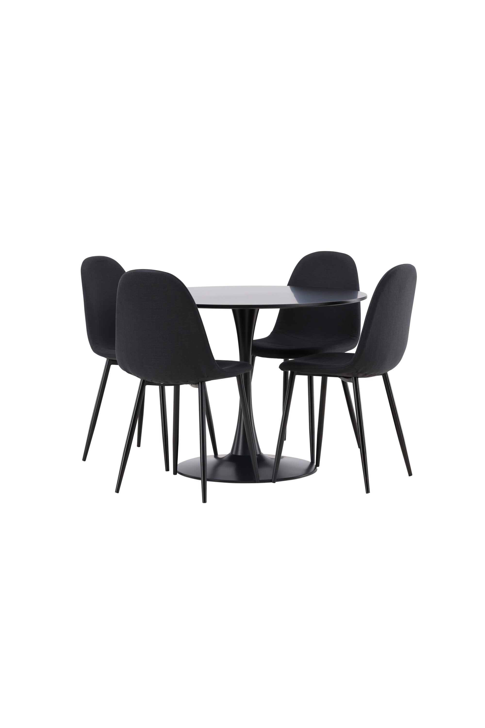 Matgrupp Glade med 4st matstolar Polar-GR Dining Set-Venture Home-peaceofhome.se