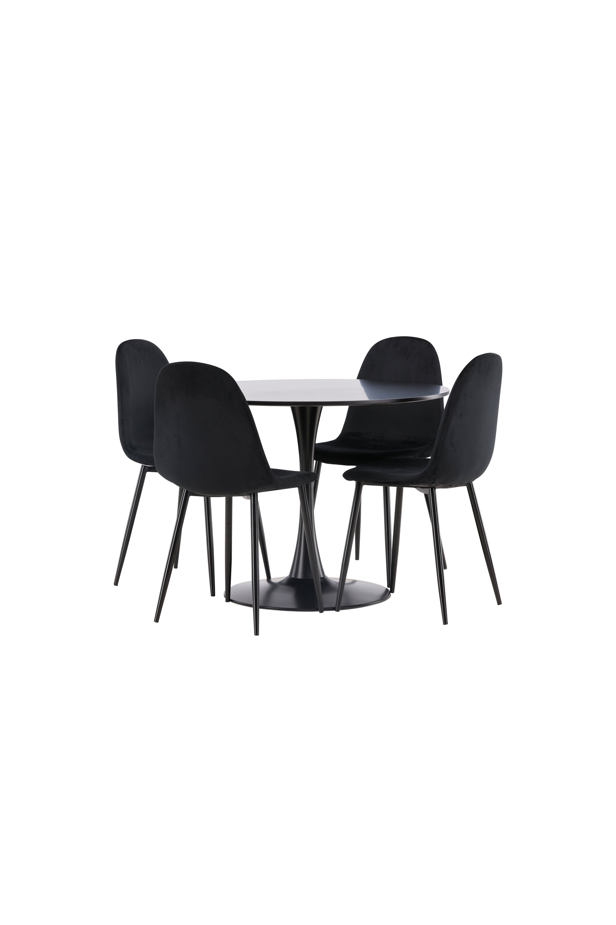 Matgrupp Glade med 4st matstolar Polar-GR Dining Set-Venture Home-peaceofhome.se