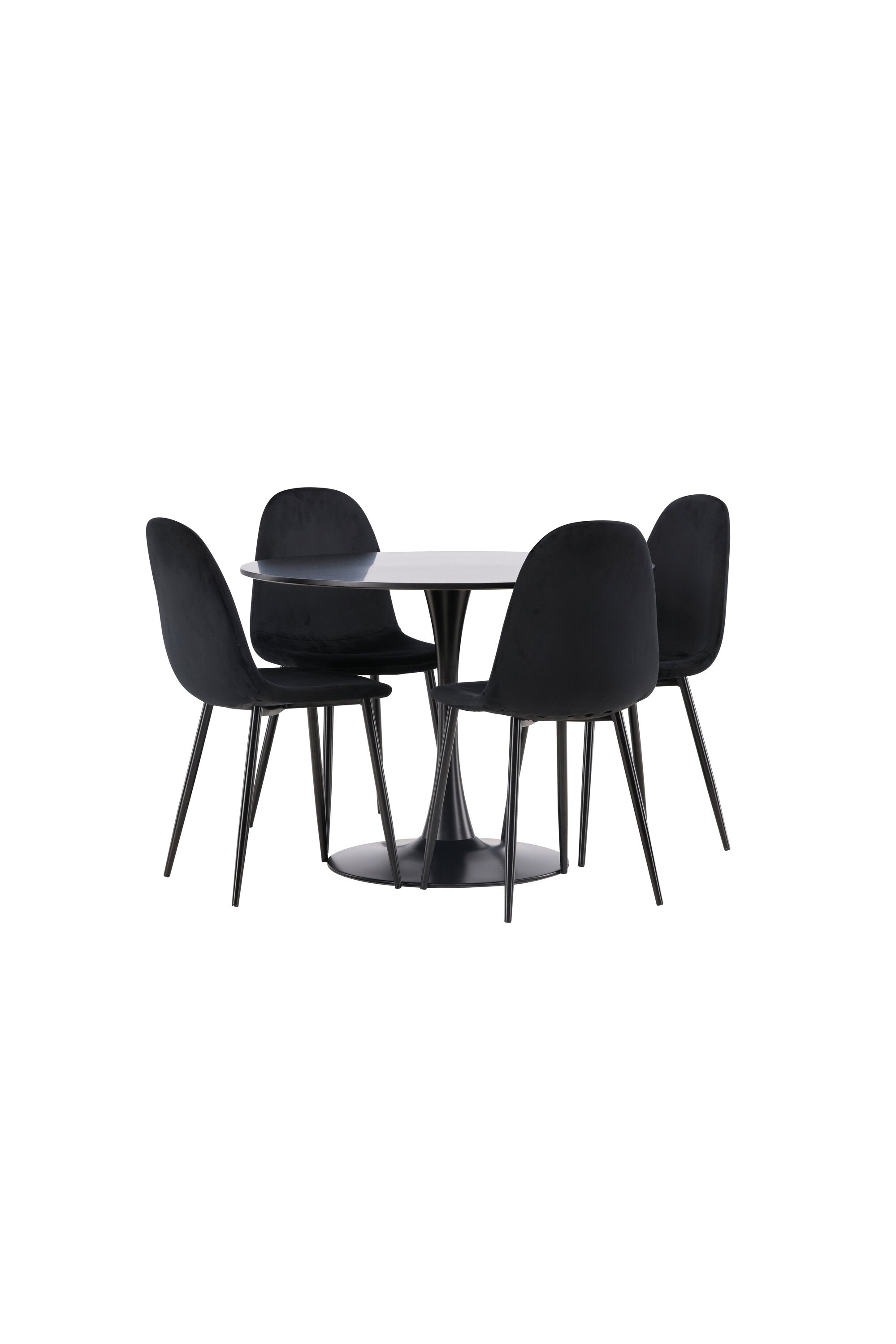 Matgrupp Glade med 4st matstolar Polar-GR Dining Set-Venture Home-peaceofhome.se