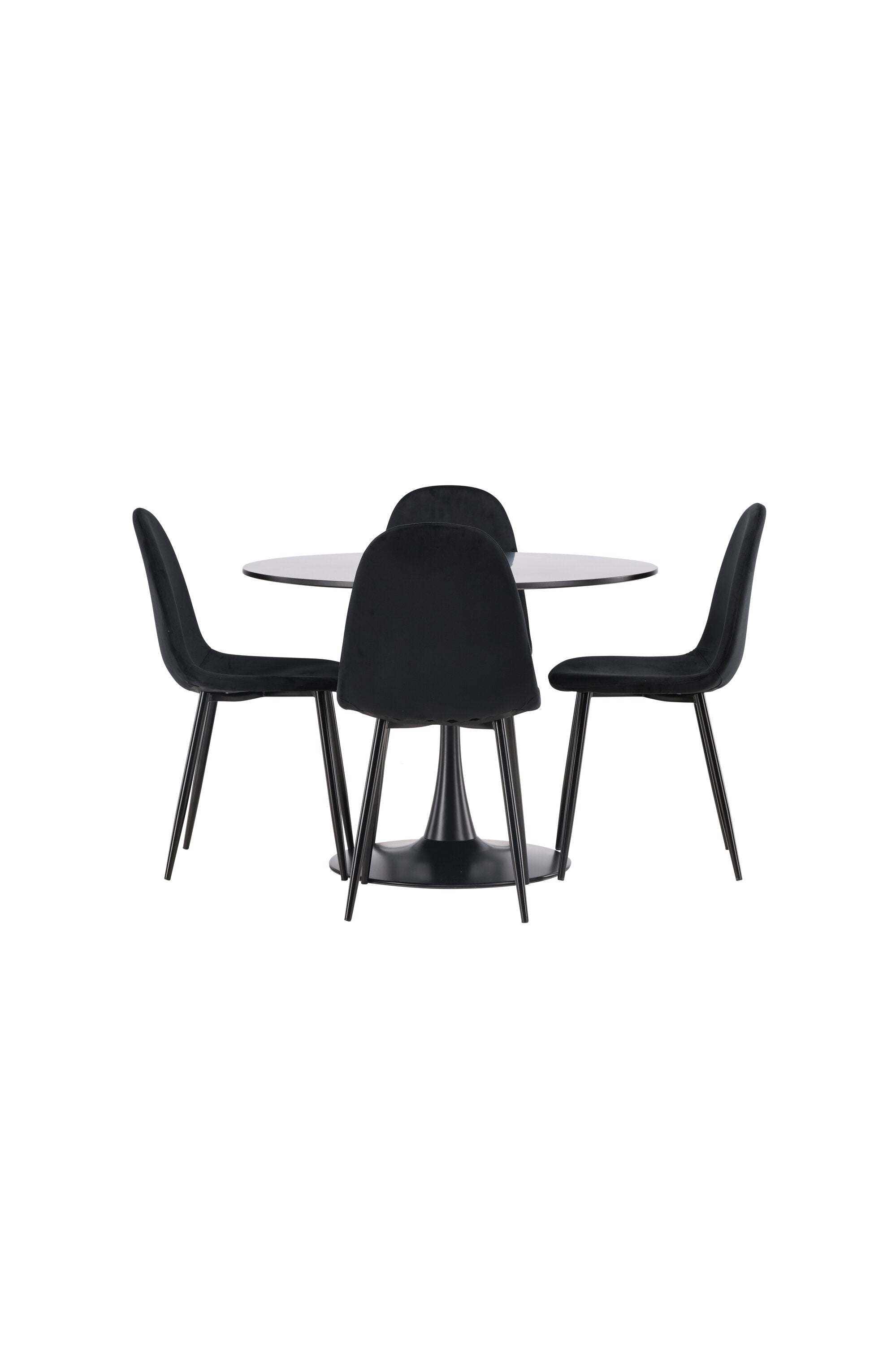 Matgrupp Glade med 4st matstolar Polar-GR Dining Set-Venture Home-peaceofhome.se