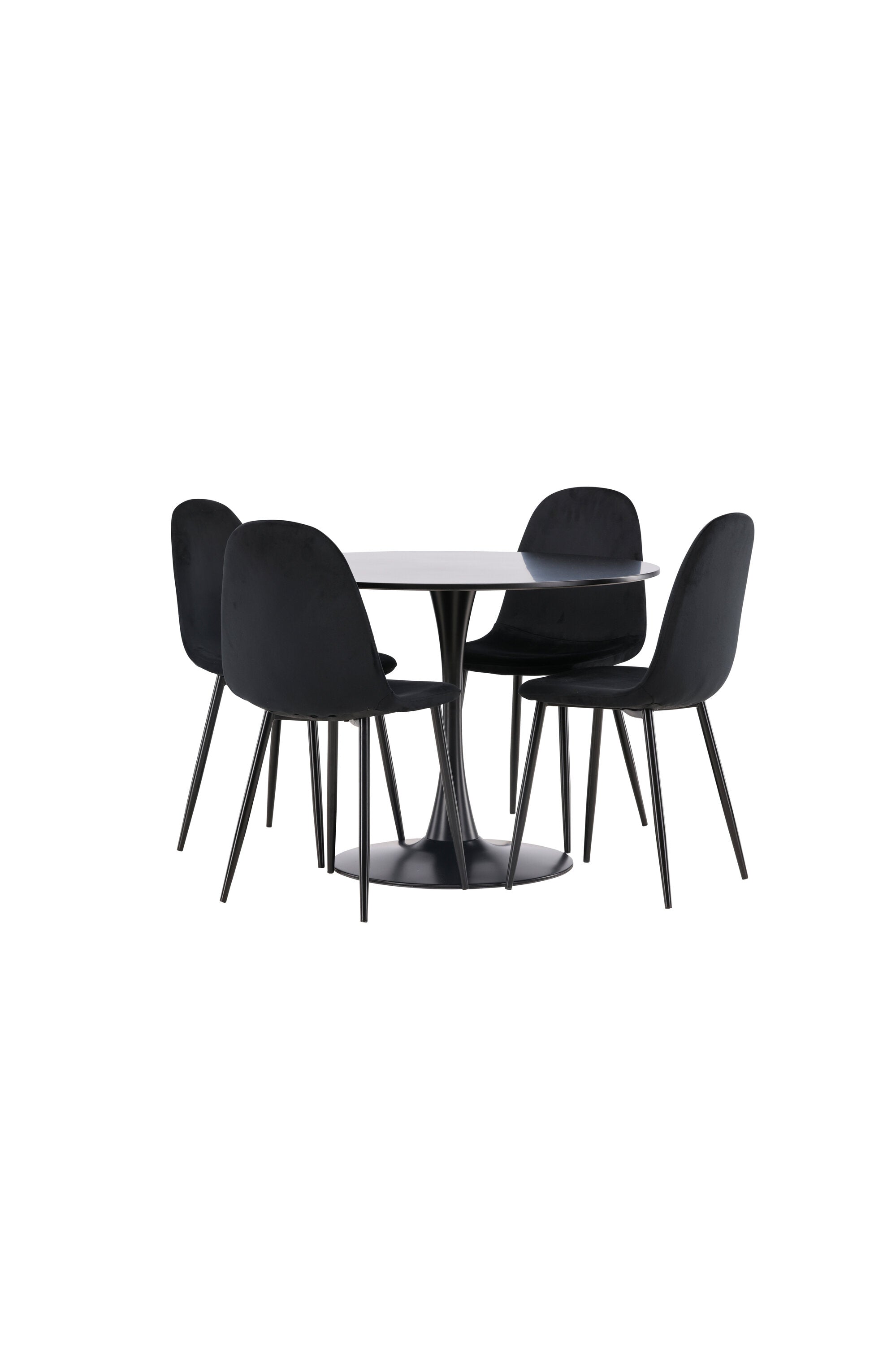 Matgrupp Glade med 4st matstolar Polar-GR Dining Set-Venture Home-peaceofhome.se