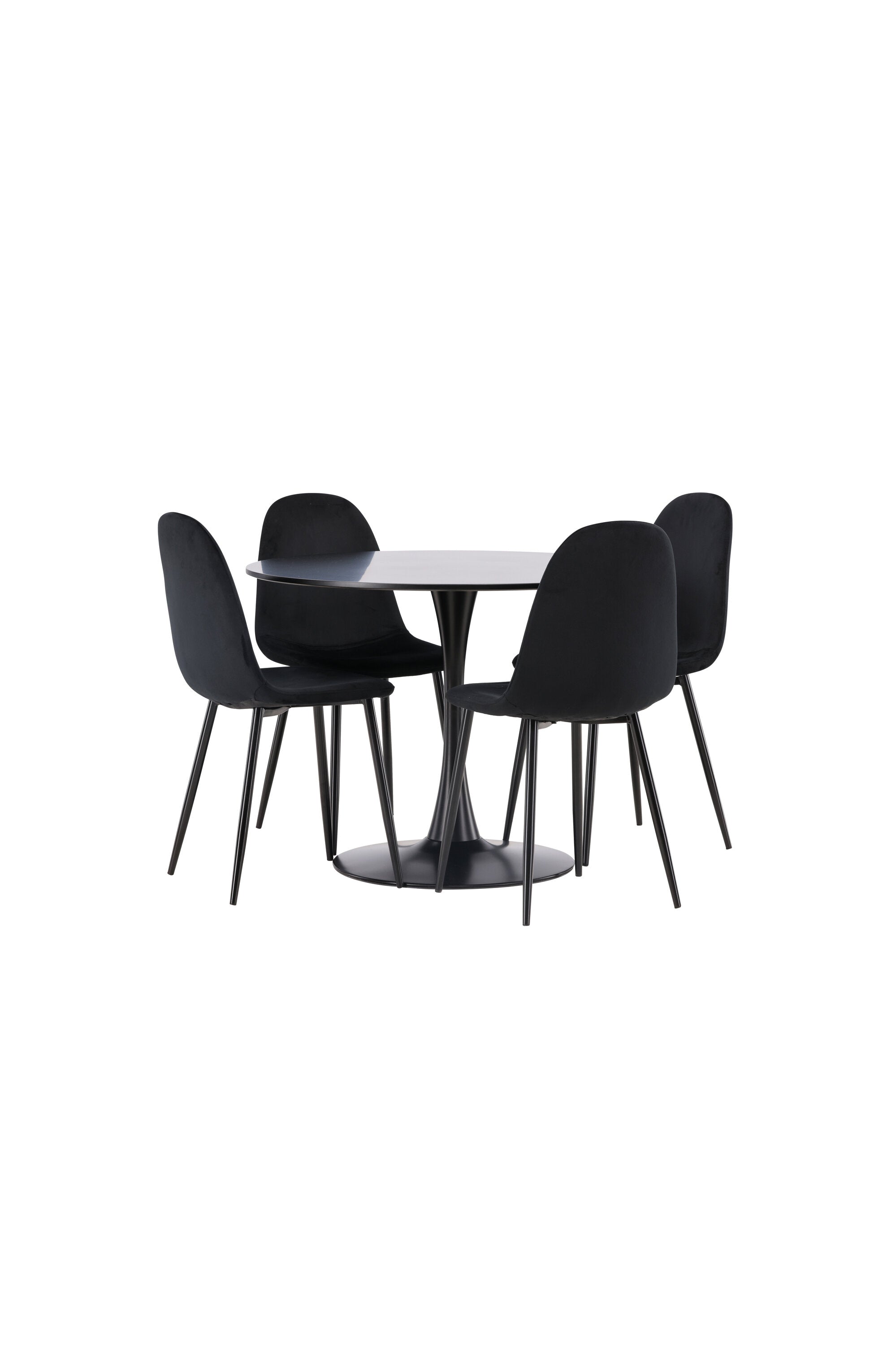 Matgrupp Glade med 4st matstolar Polar-GR Dining Set-Venture Home-peaceofhome.se