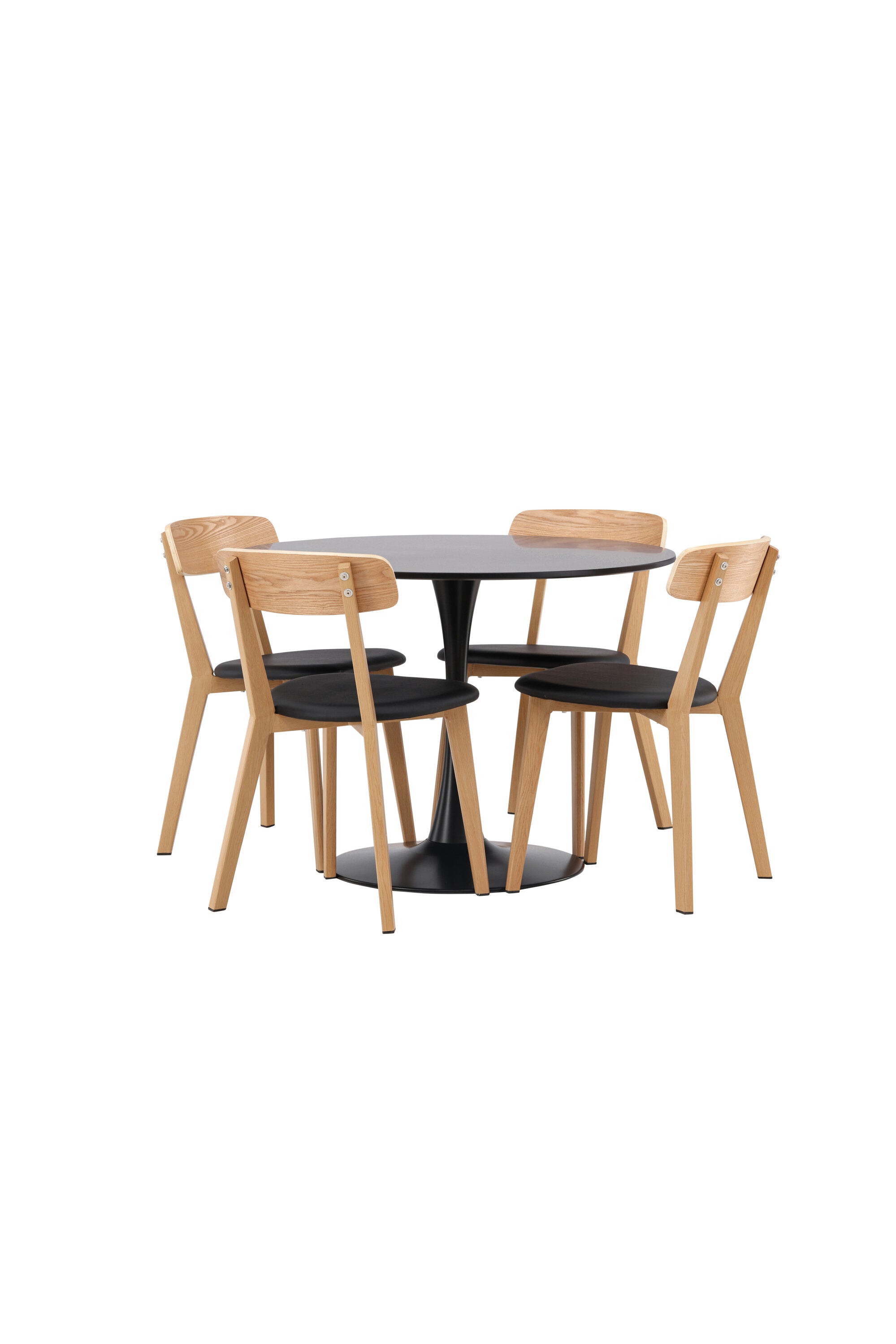 Matgrupp Glade med 4st matstolar Sanjos-GR Dining Set-Venture Home-peaceofhome.se