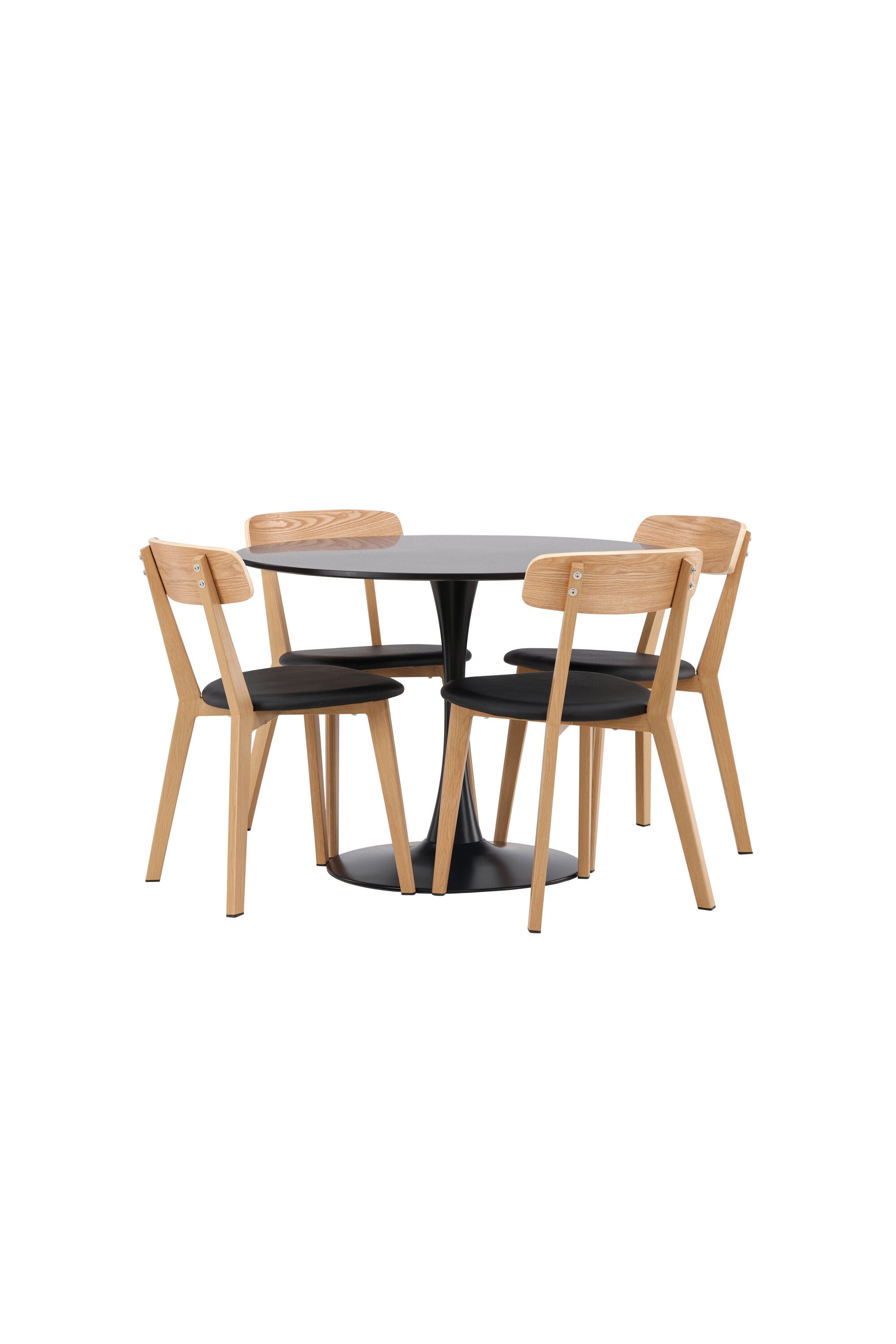 Matgrupp Glade med 4st matstolar Sanjos-GR Dining Set-Venture Home-peaceofhome.se