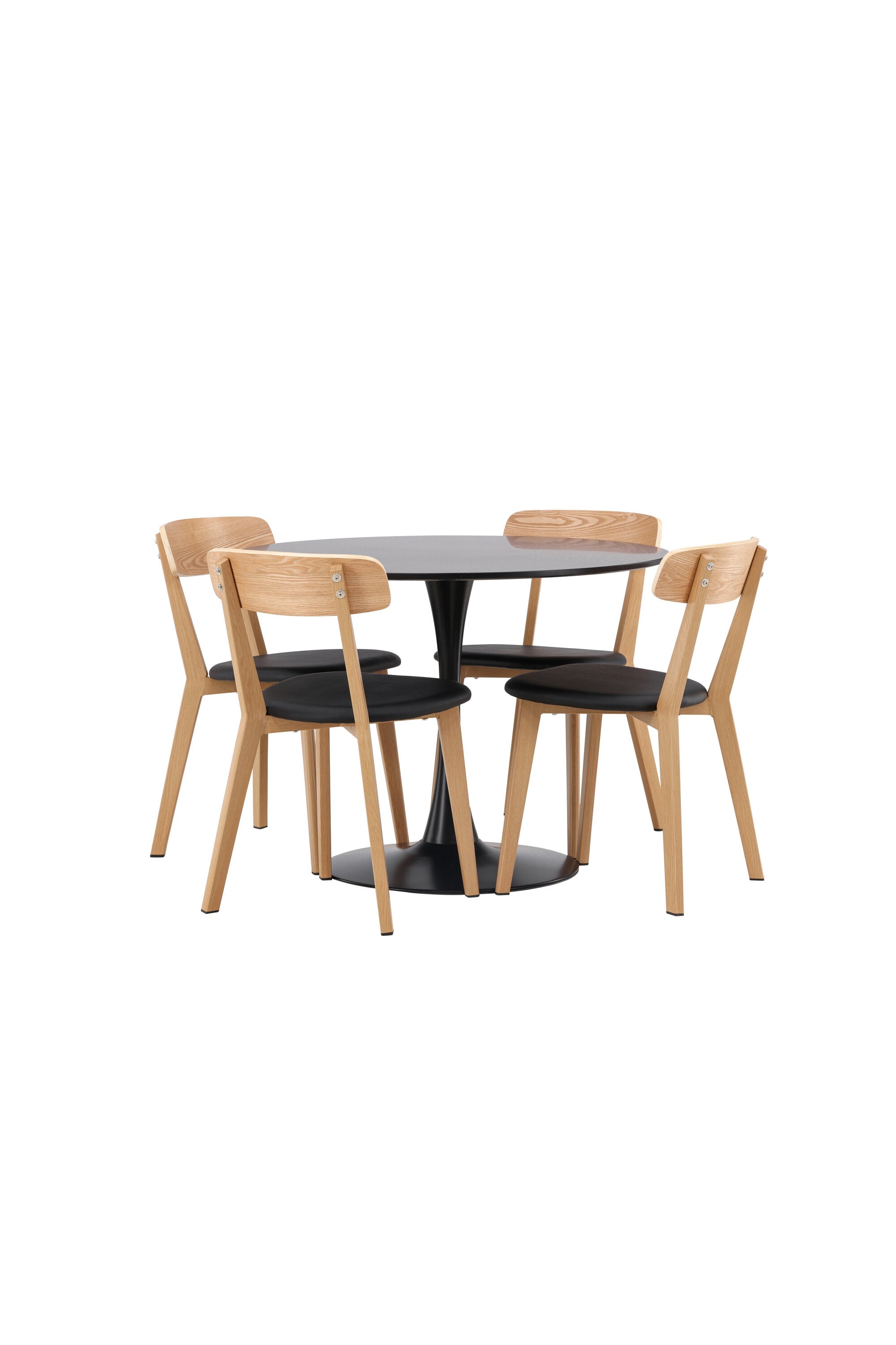 Matgrupp Glade med 4st matstolar Sanjos-GR Dining Set-Venture Home-peaceofhome.se