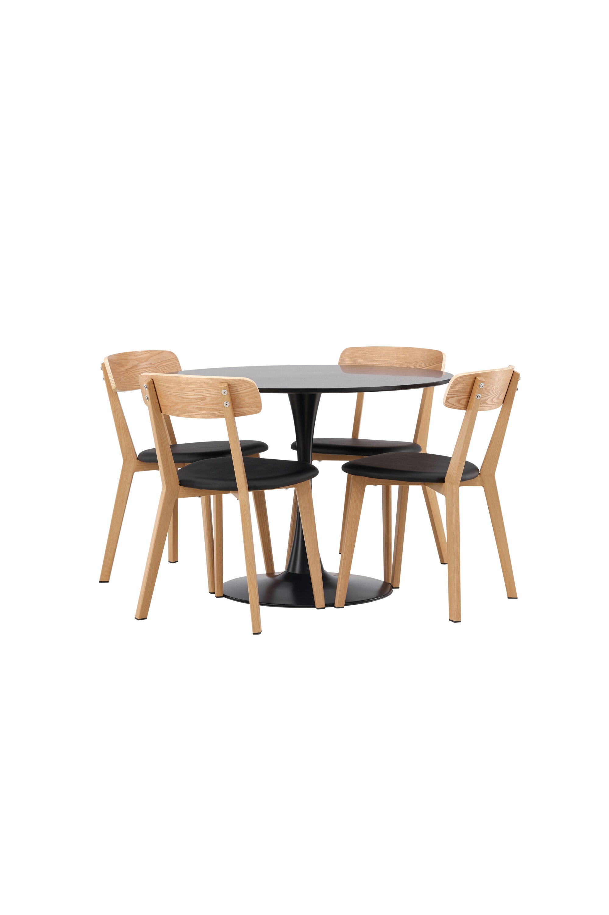 Matgrupp Glade med 4st matstolar Sanjos-GR Dining Set-Venture Home-peaceofhome.se