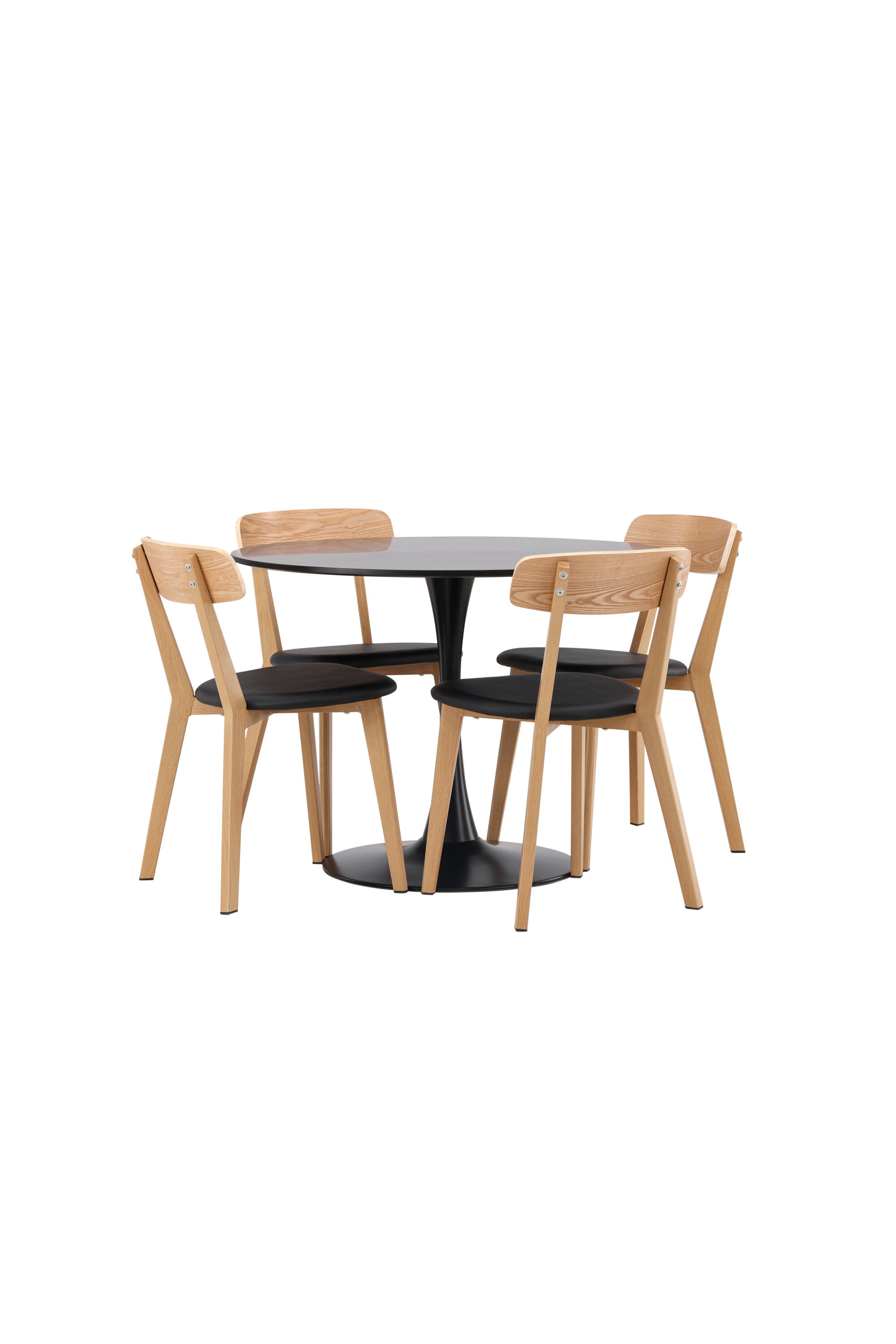 Matgrupp Glade med 4st matstolar Sanjos-GR Dining Set-Venture Home-peaceofhome.se