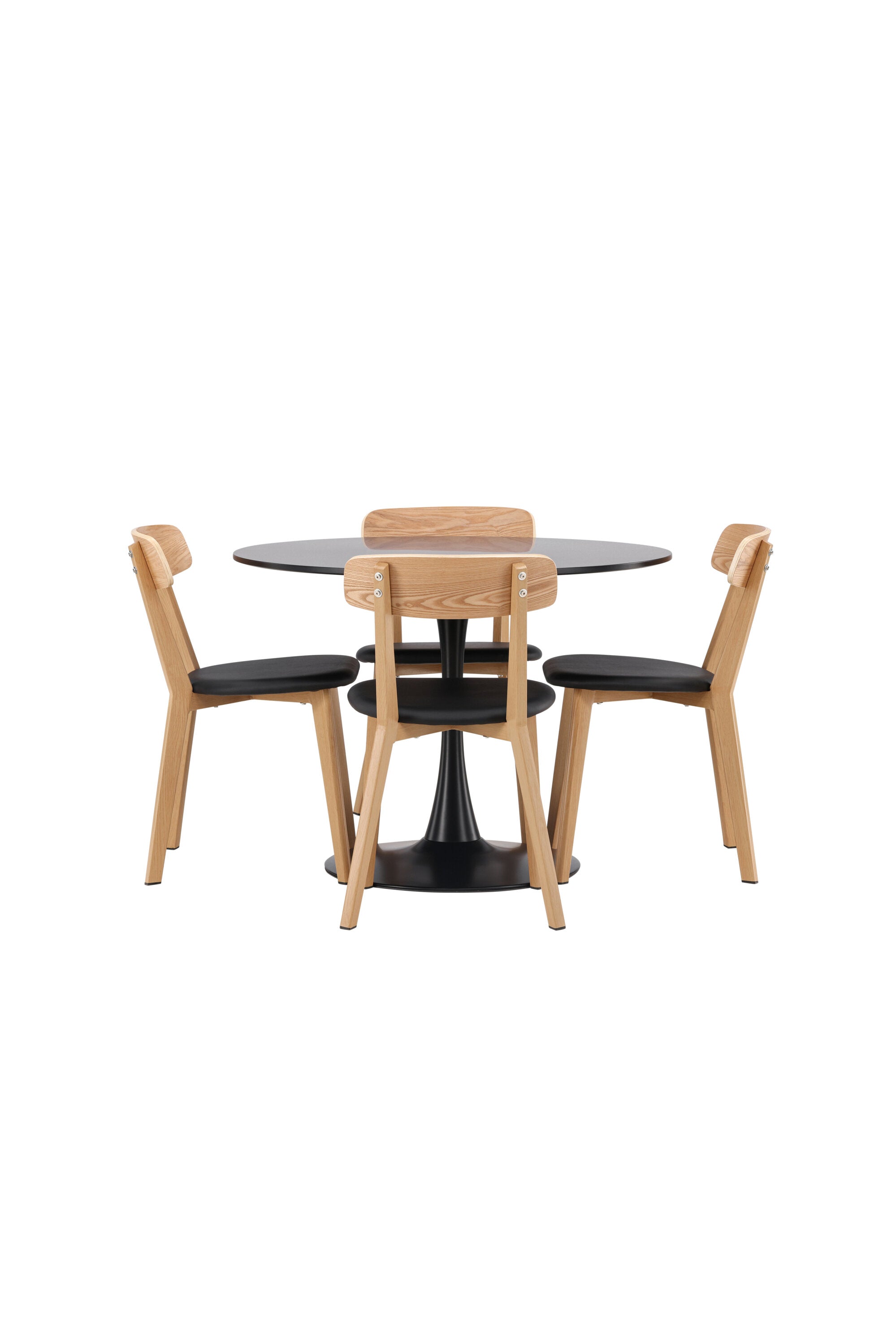 Matgrupp Glade med 4st matstolar Sanjos-GR Dining Set-Venture Home-peaceofhome.se