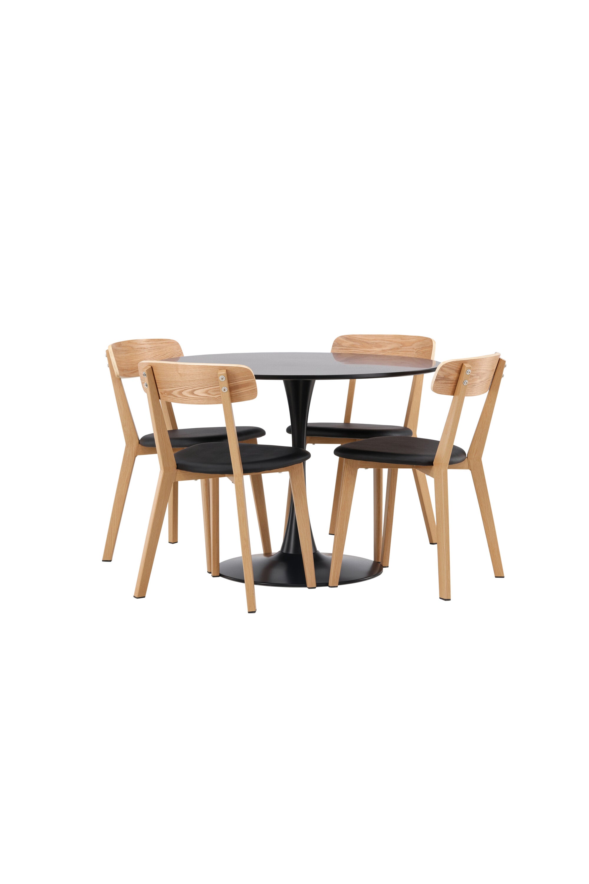 Matgrupp Glade med 4st matstolar Sanjos-GR Dining Set-Venture Home-peaceofhome.se