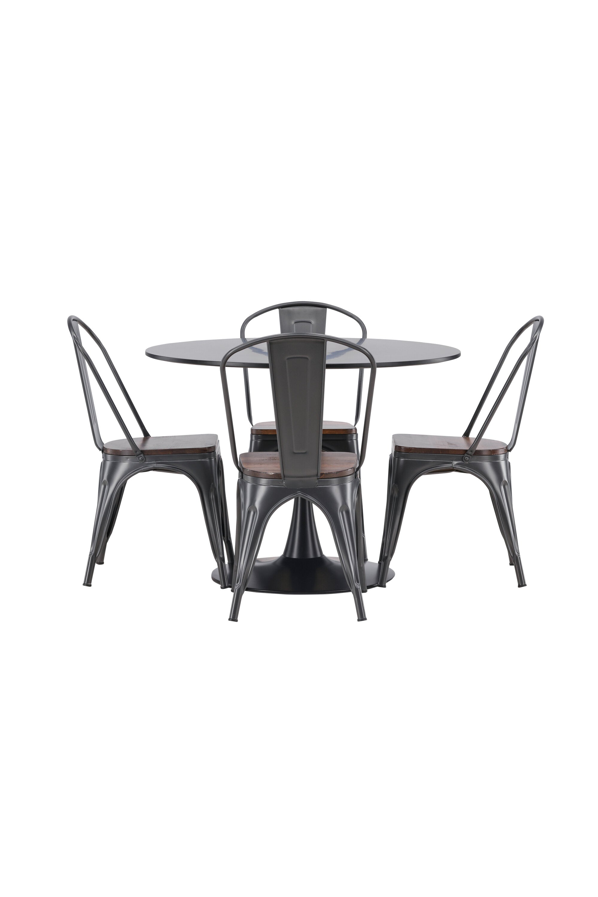 Matgrupp Glade med 4st matstolar Tempe-GR Dining Set-Venture Home-peaceofhome.se