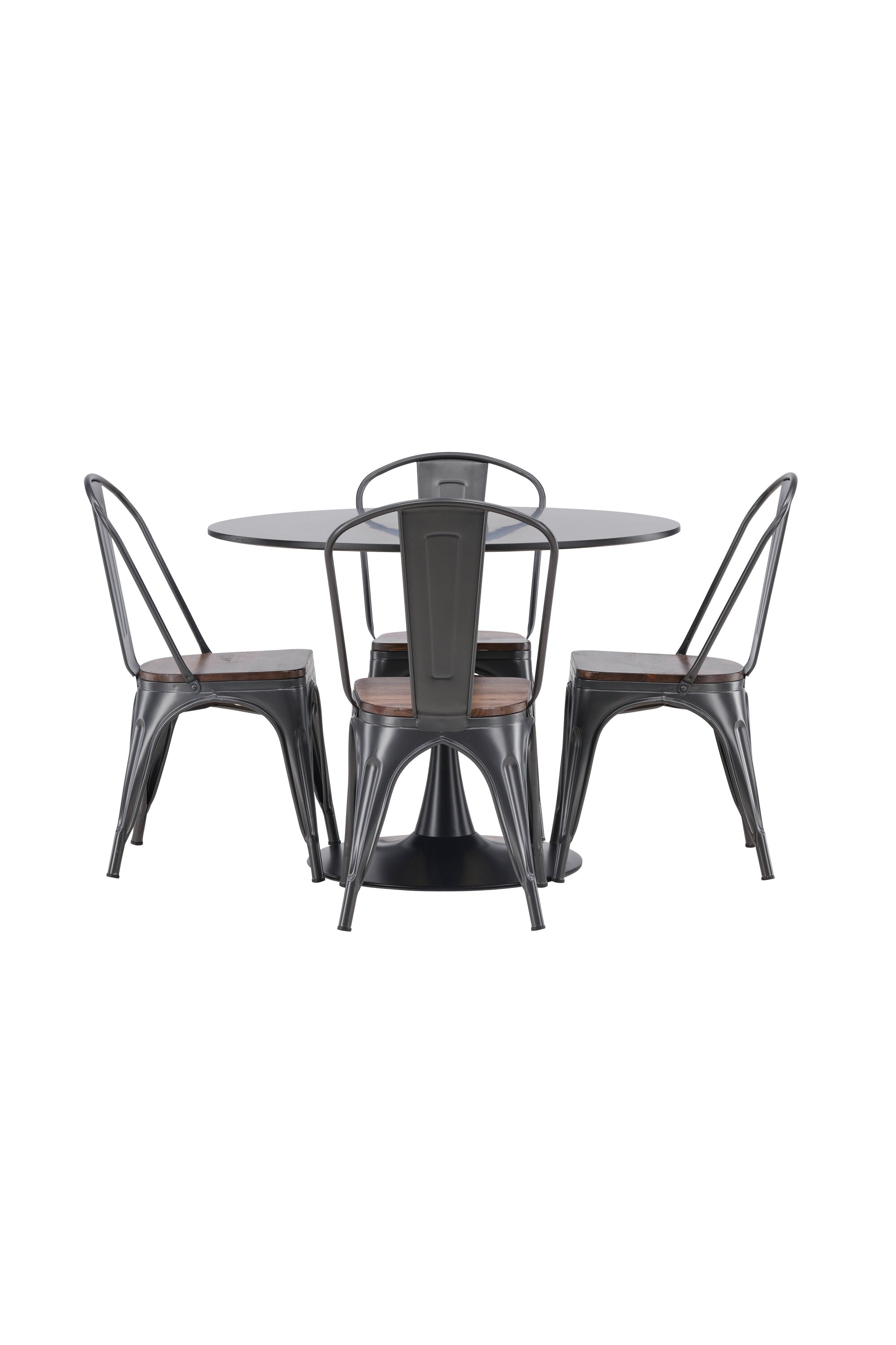 Matgrupp Glade med 4st matstolar Tempe-GR Dining Set-Venture Home-peaceofhome.se