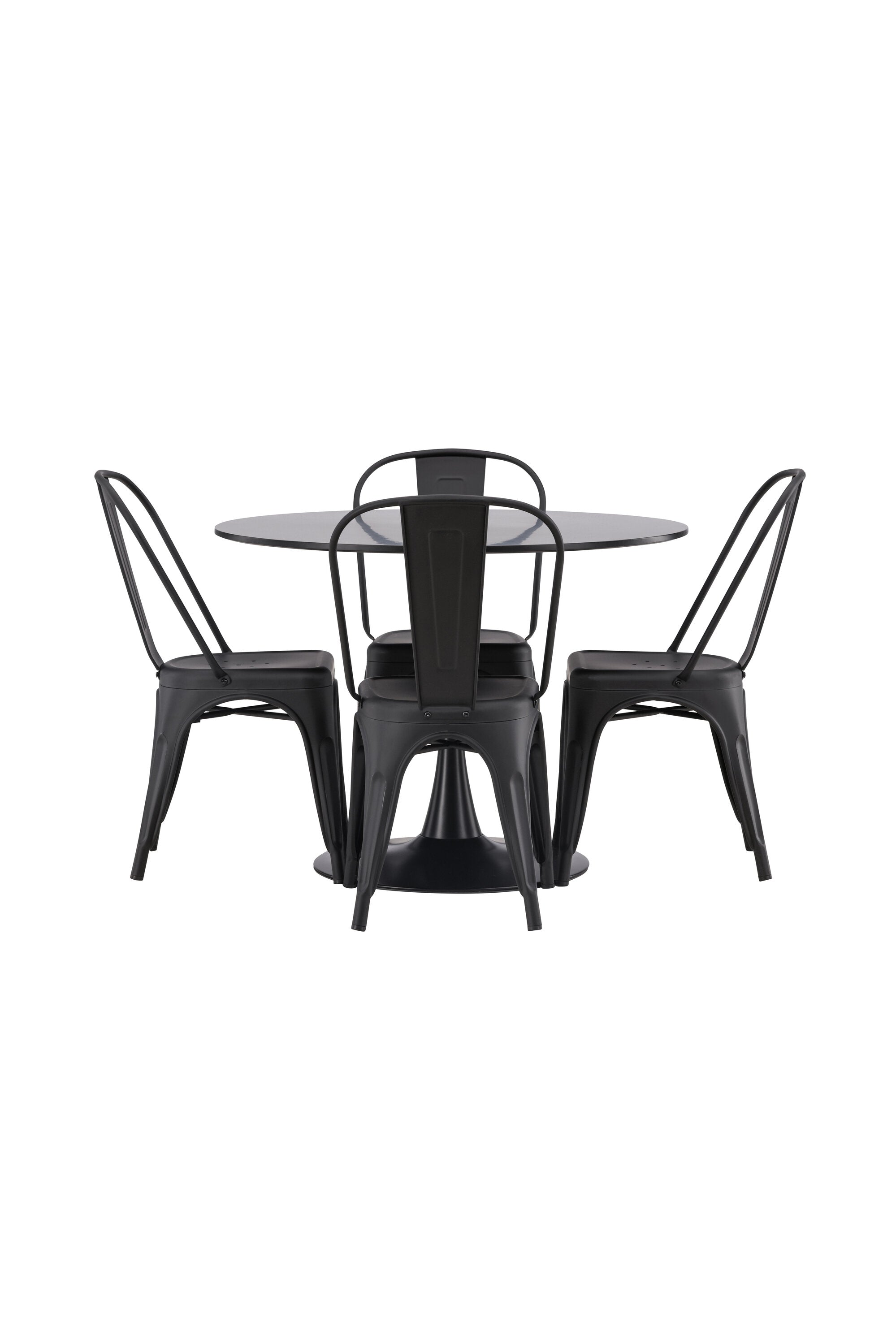 Matgrupp Glade med 4st matstolar Tempe-GR Dining Set-Venture Home-peaceofhome.se