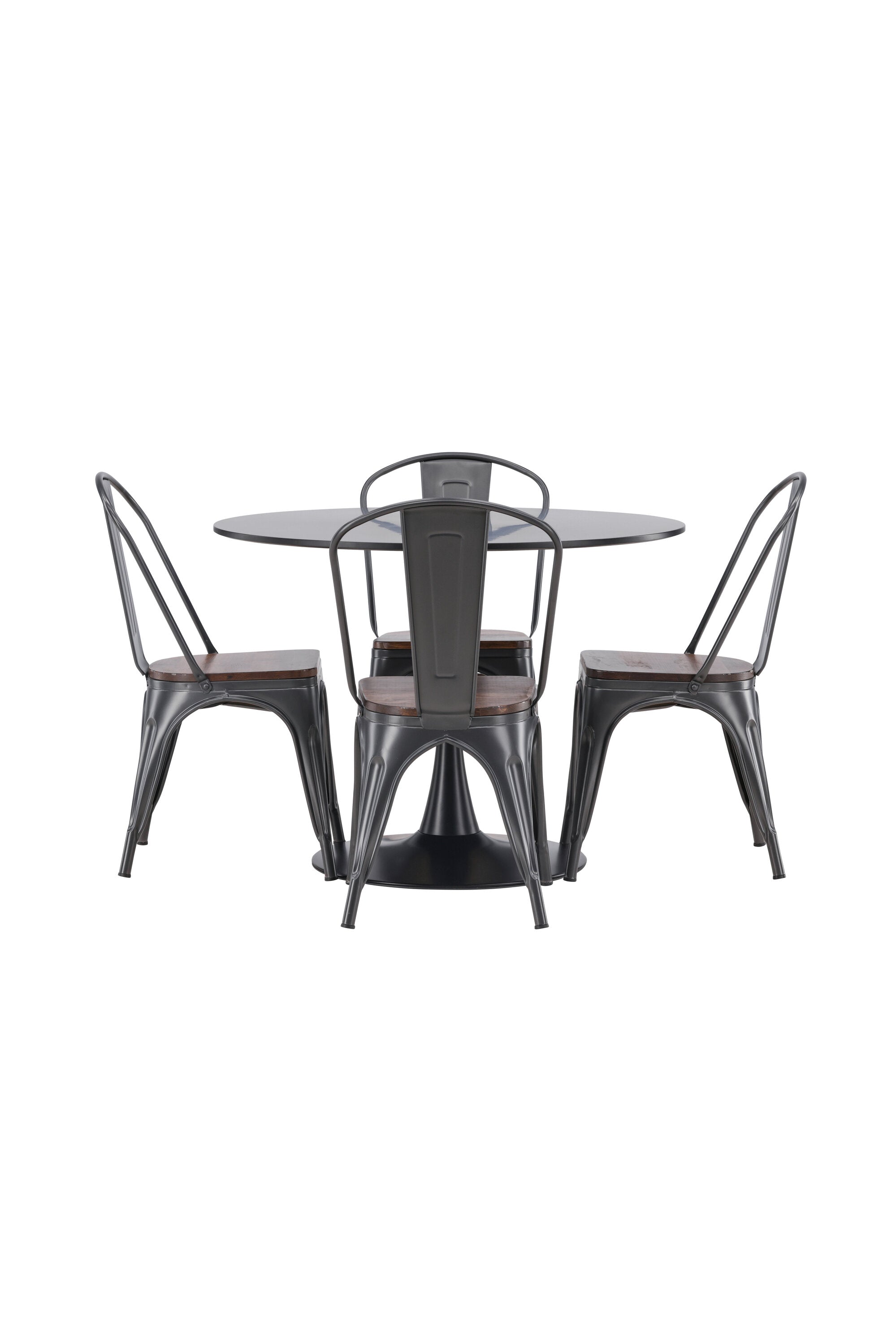 Matgrupp Glade med 4st matstolar Tempe-GR Dining Set-Venture Home-peaceofhome.se