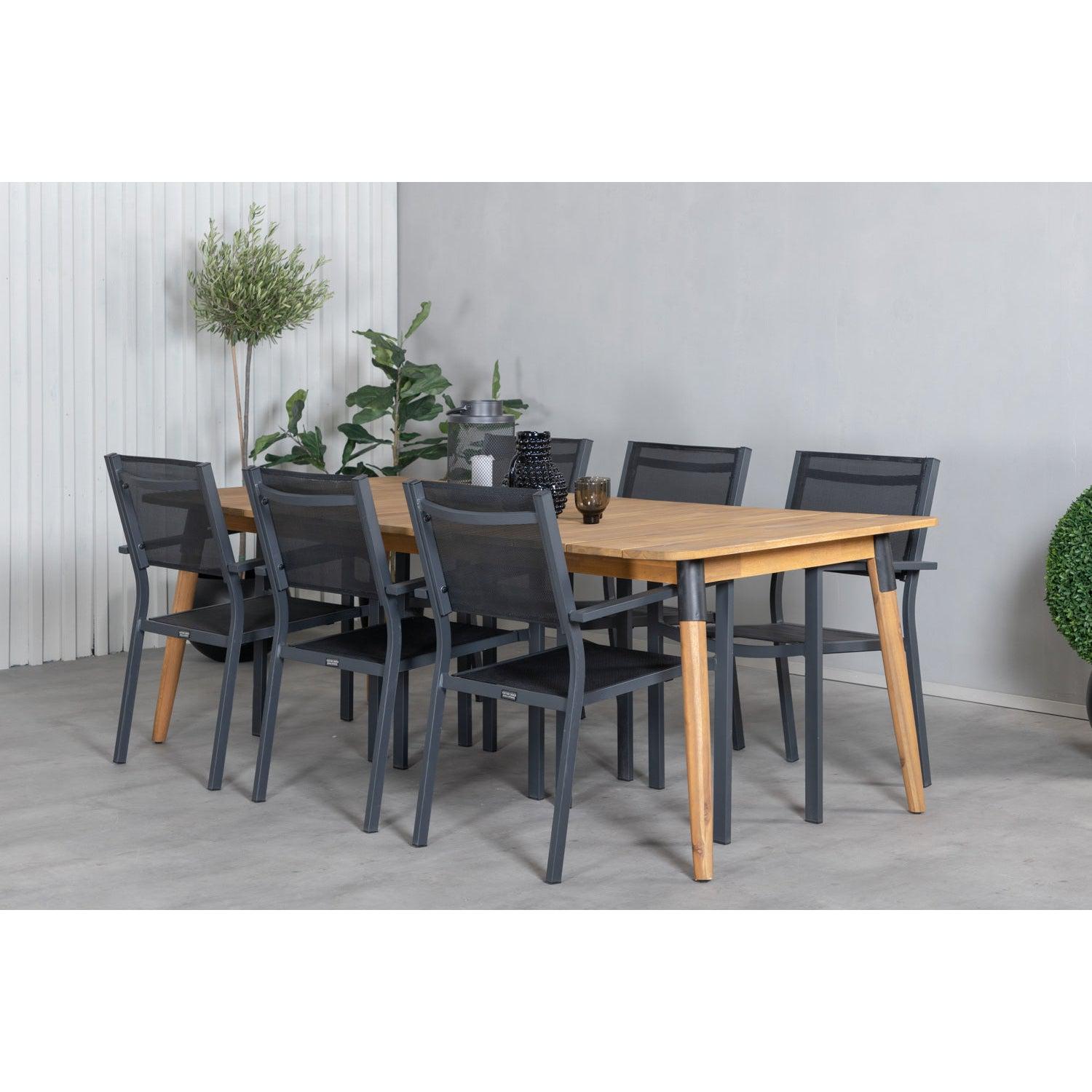 Matgrupp Julian med stolarna Copacabana-Table Set-Venture Home-peaceofhome.se