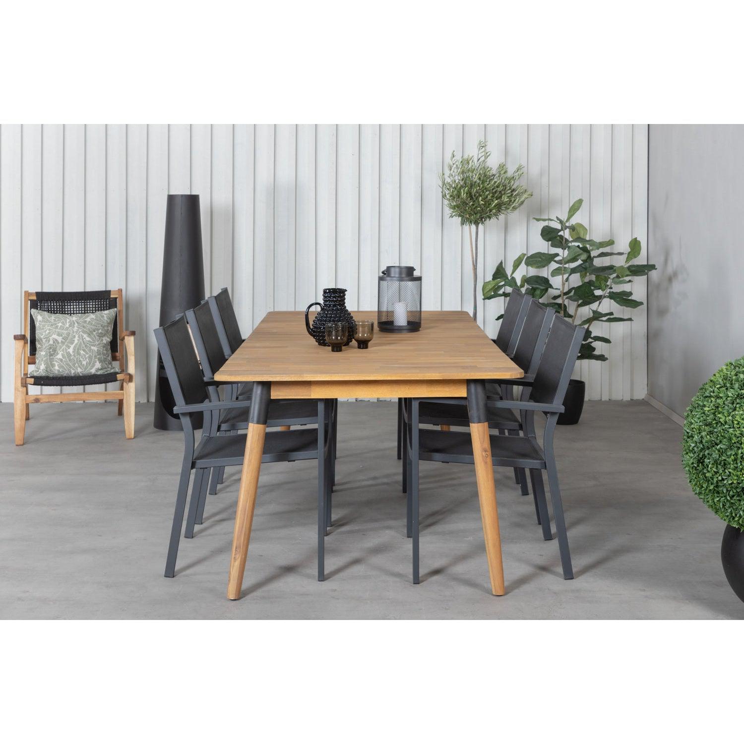 Matgrupp Julian med stolarna Copacabana-Table Set-Venture Home-peaceofhome.se