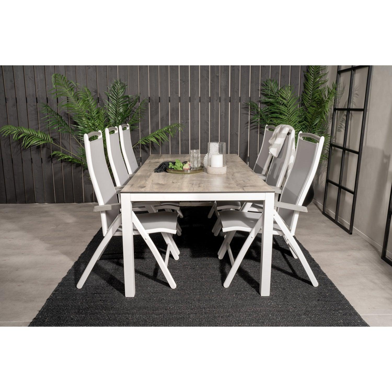 Matgrupp Llama med stolarna Albany-Table Set-Venture Home-peaceofhome.se