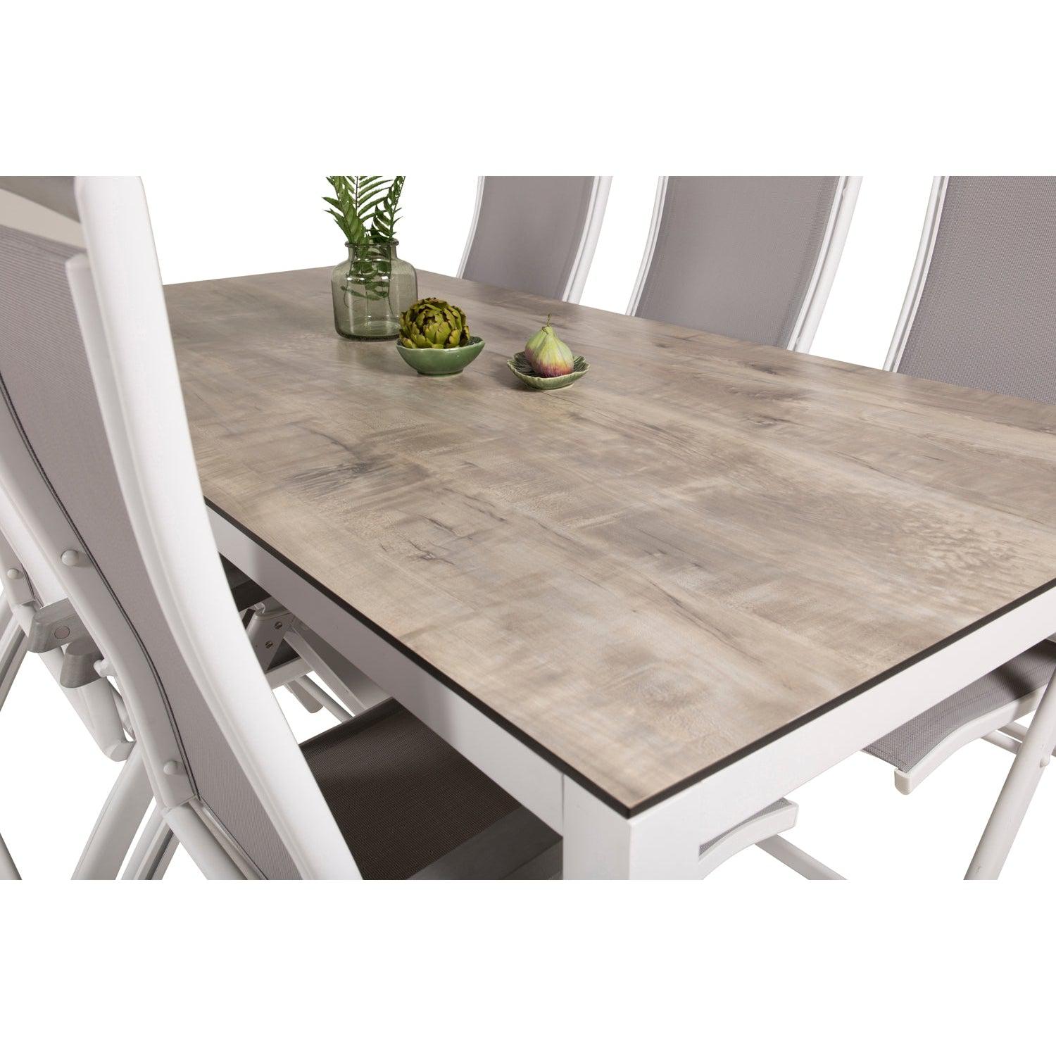 Matgrupp Llama med stolarna Albany-Table Set-Venture Home-peaceofhome.se