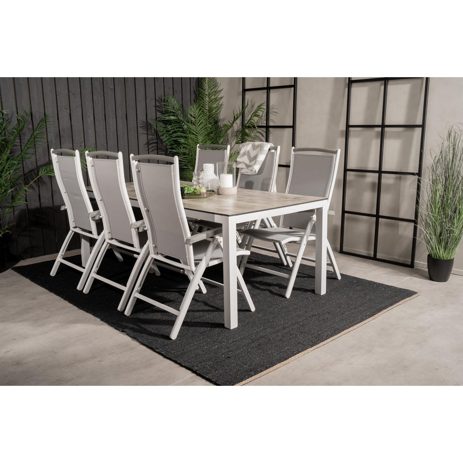 Matgrupp Llama med stolarna Albany-Table Set-Venture Home-peaceofhome.se