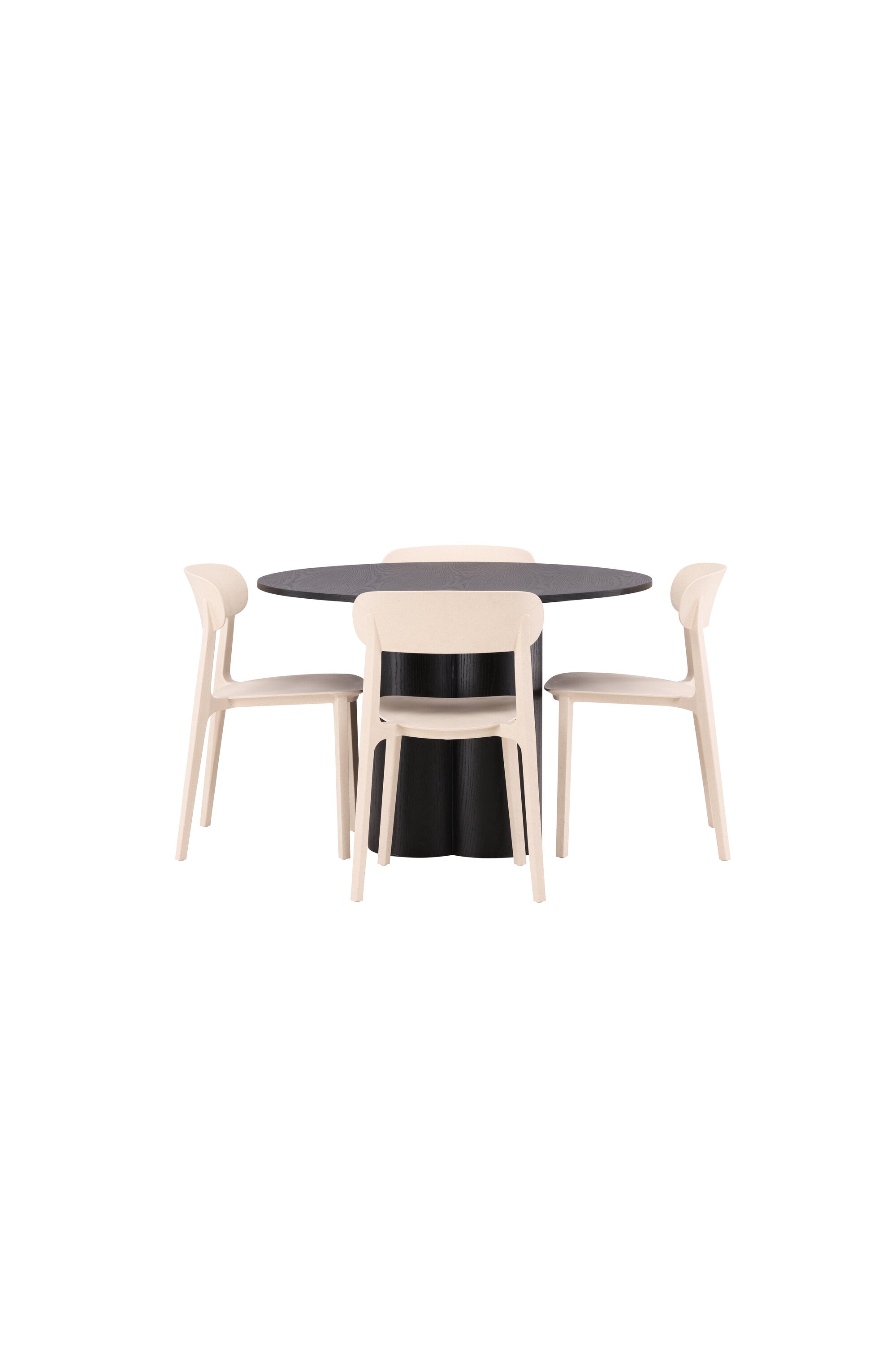 Matgrupp Olivia med 4st matstolar Åstol-GR Dining Set-Venture Home-peaceofhome.se