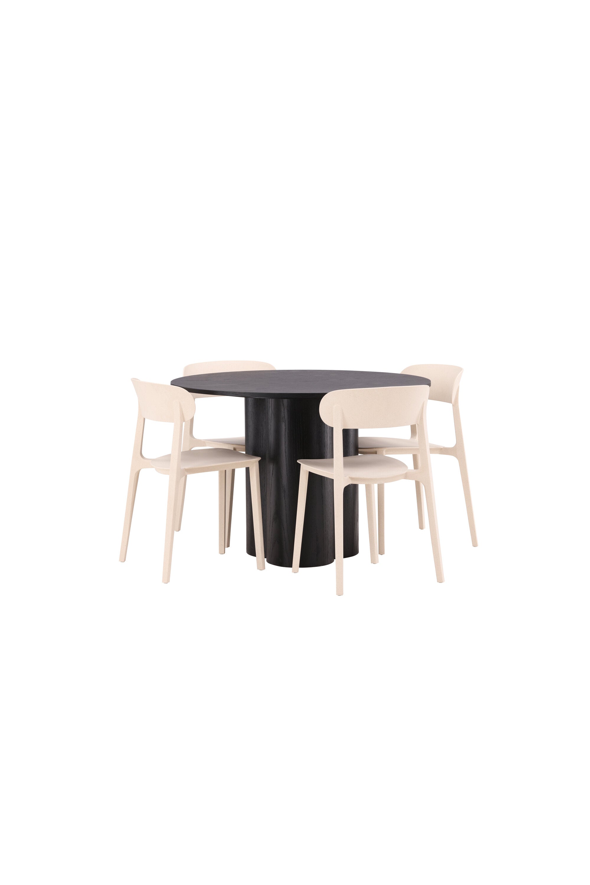 Matgrupp Olivia med 4st matstolar Åstol-GR Dining Set-Venture Home-peaceofhome.se