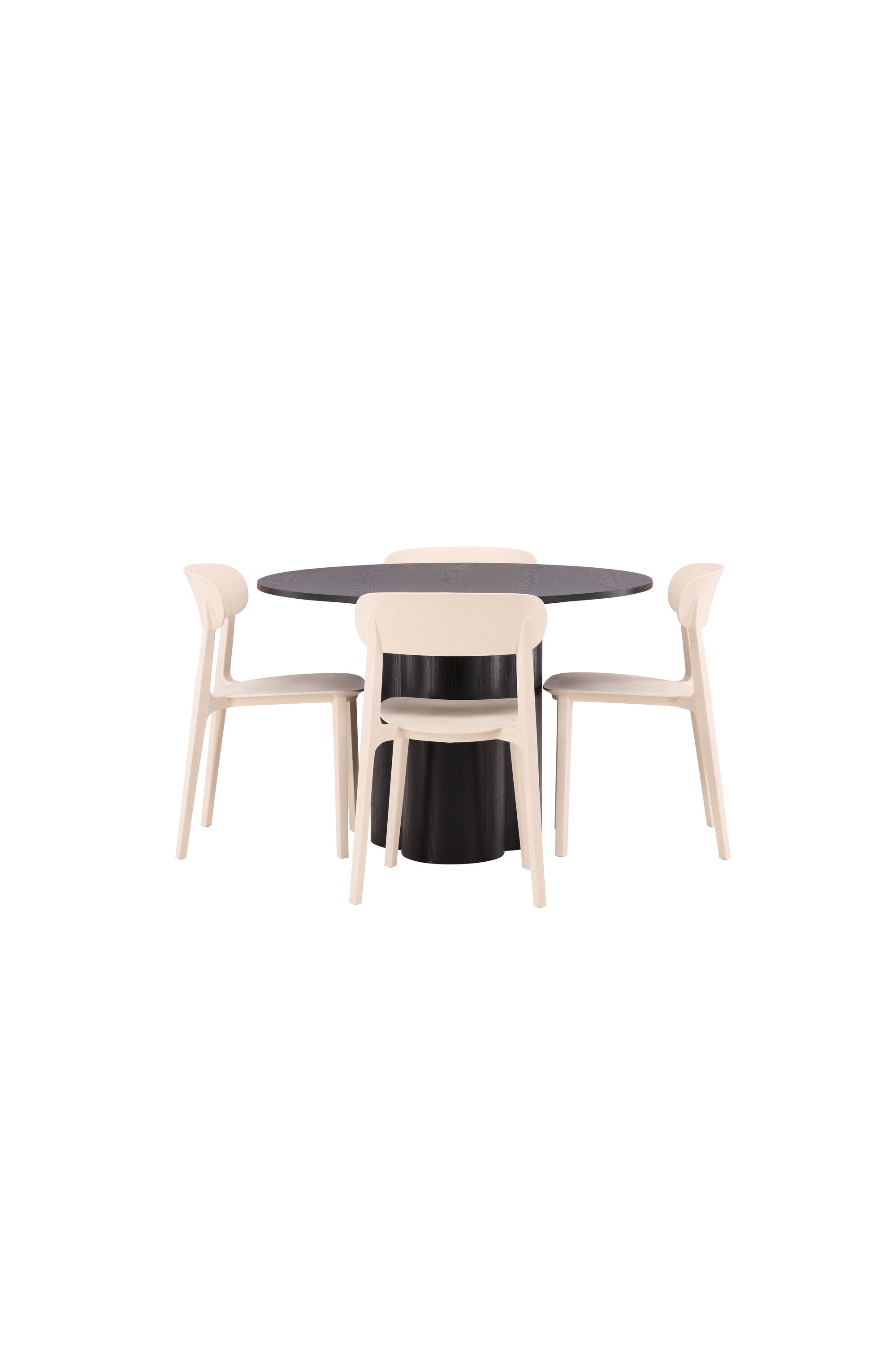 Matgrupp Olivia med 4st matstolar Åstol-GR Dining Set-Venture Home-peaceofhome.se