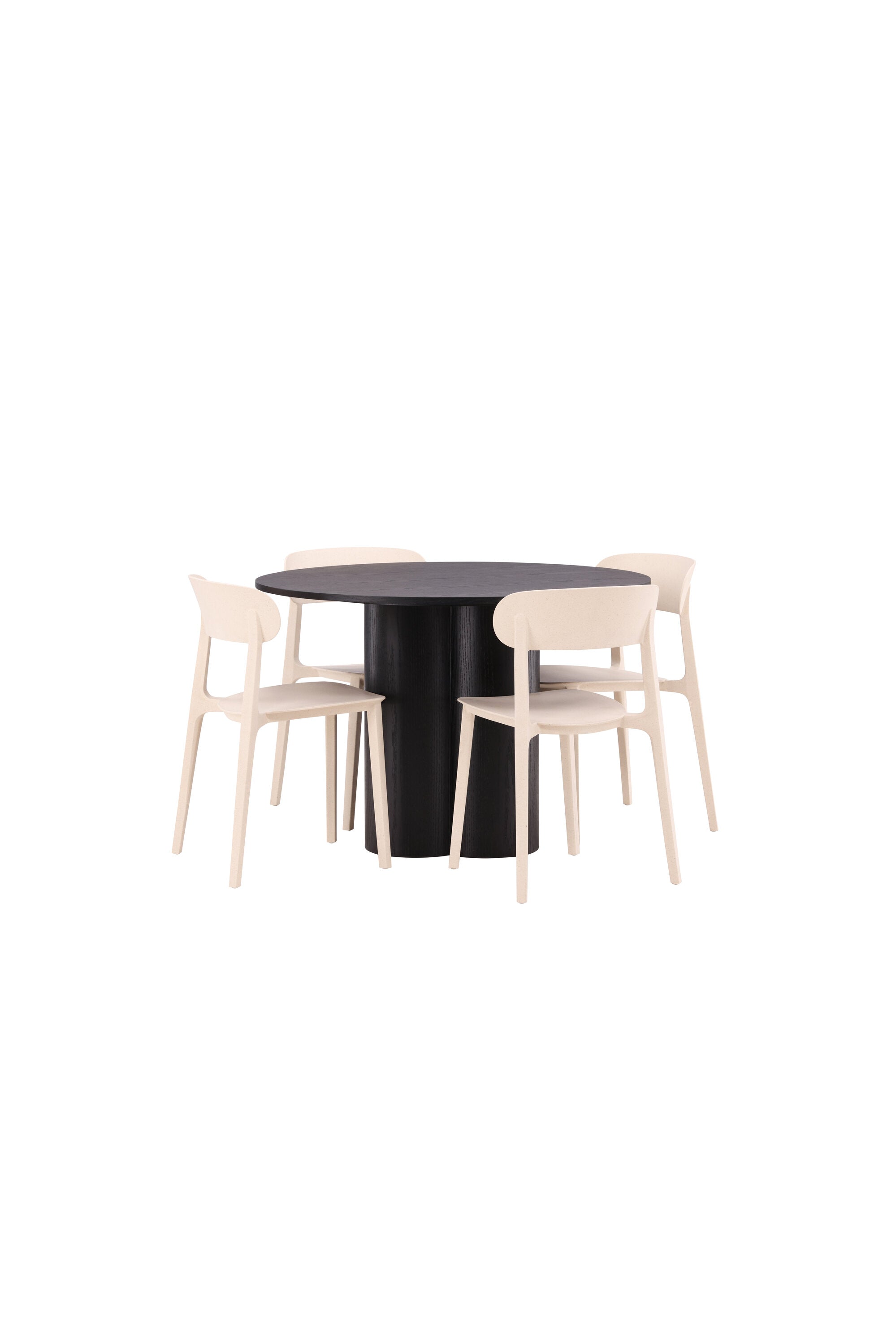 Matgrupp Olivia med 4st matstolar Åstol-GR Dining Set-Venture Home-peaceofhome.se