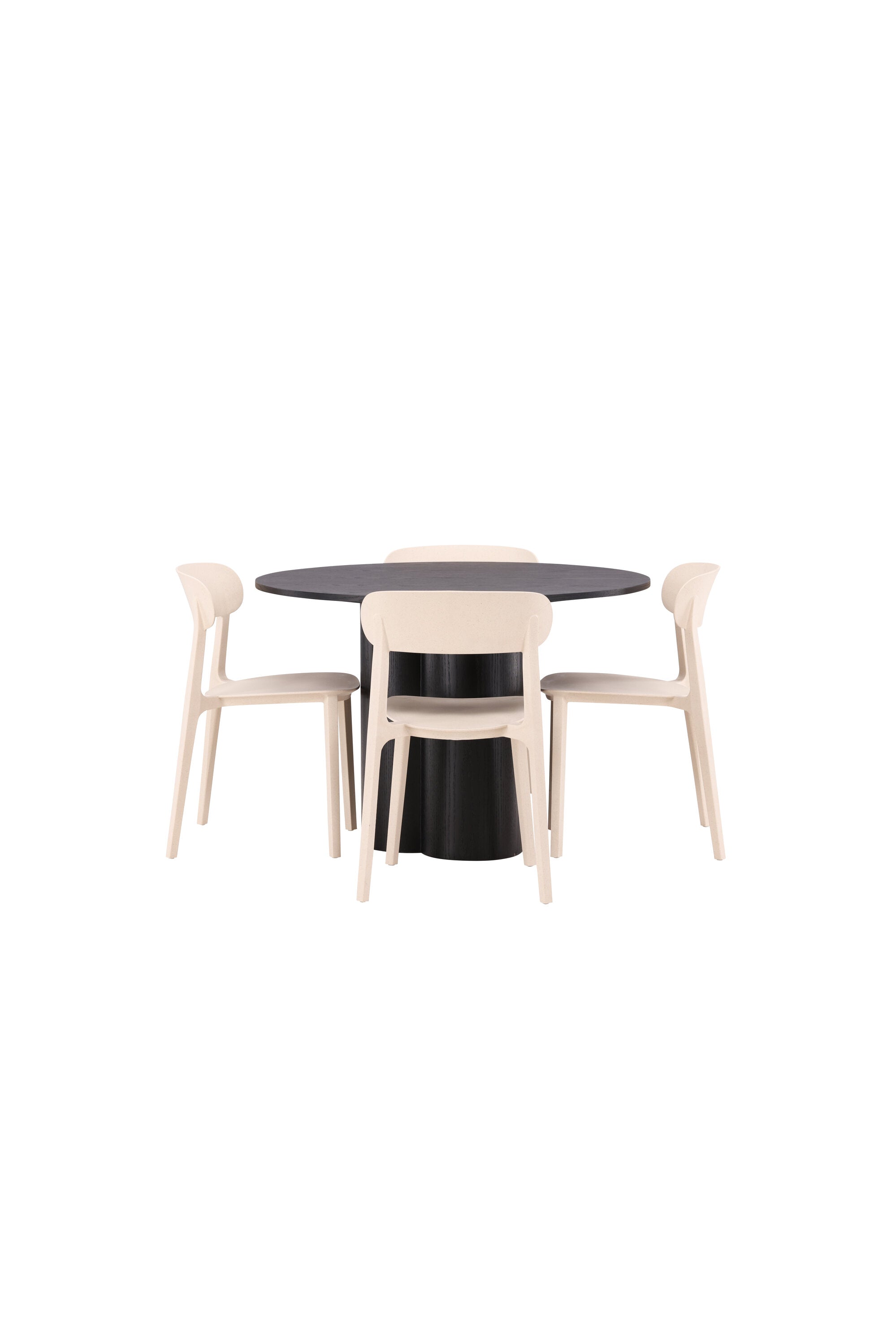 Matgrupp Olivia med 4st matstolar Åstol-GR Dining Set-Venture Home-peaceofhome.se