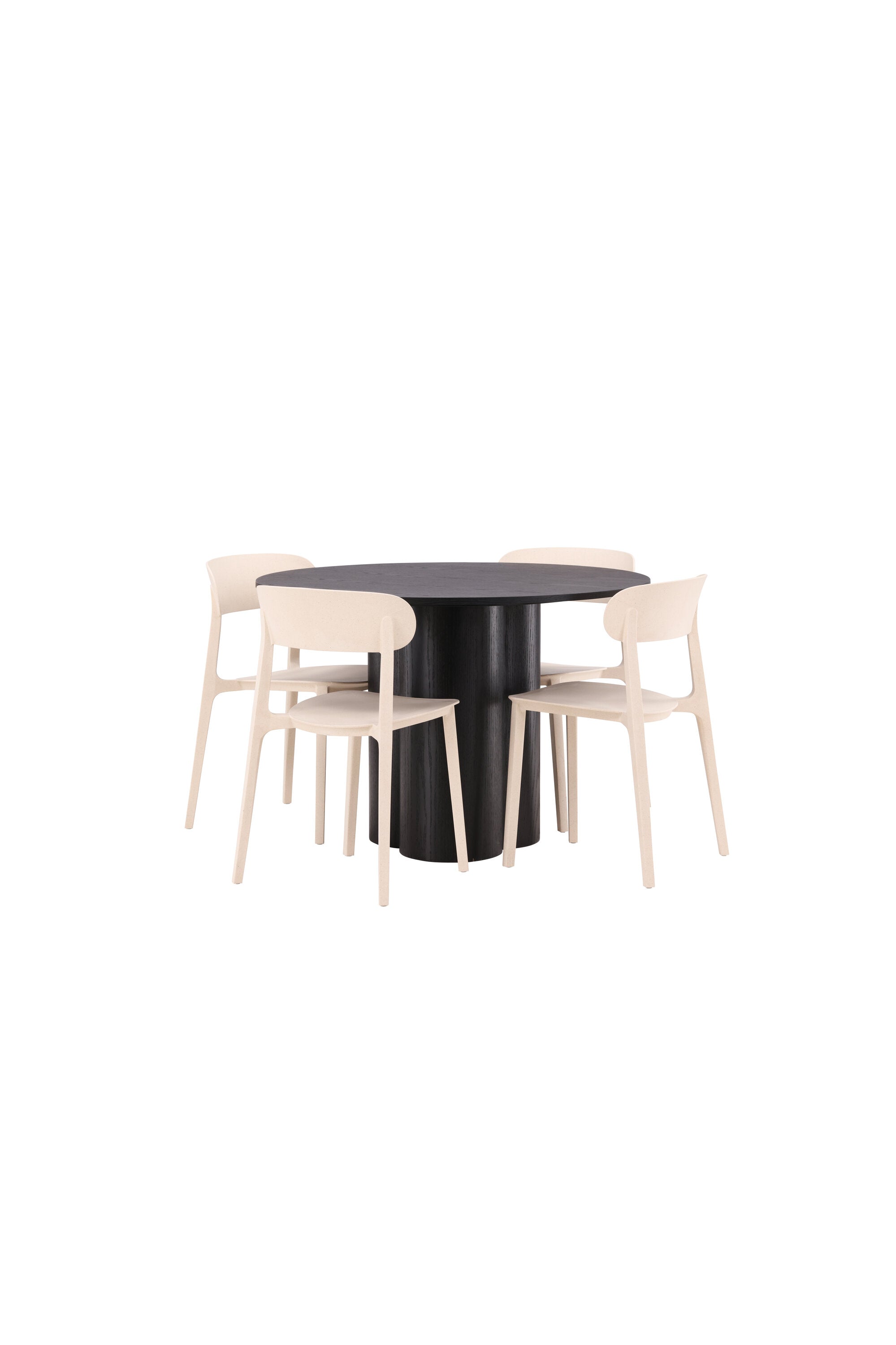 Matgrupp Olivia med 4st matstolar Åstol-GR Dining Set-Venture Home-peaceofhome.se